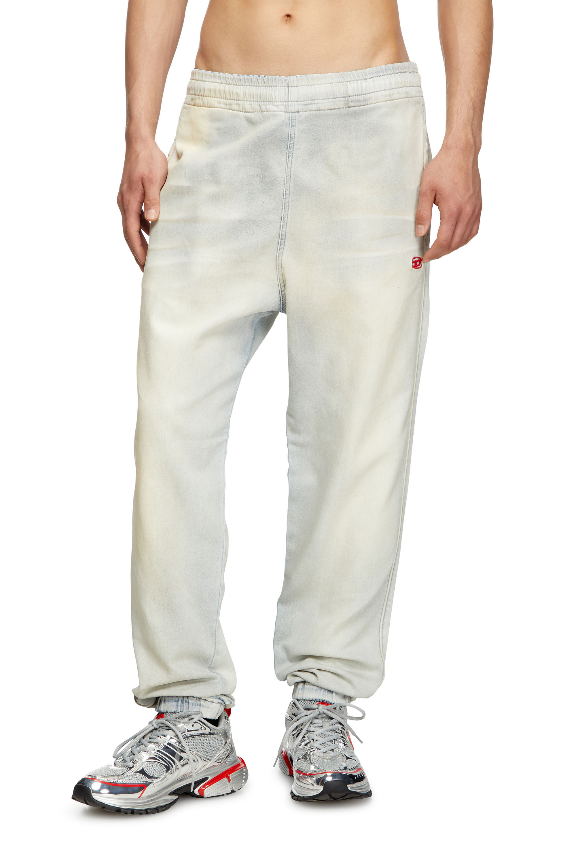 Diesel - Unisex's Slim D-Labb Track denim 068NE, ライトブルー - 3