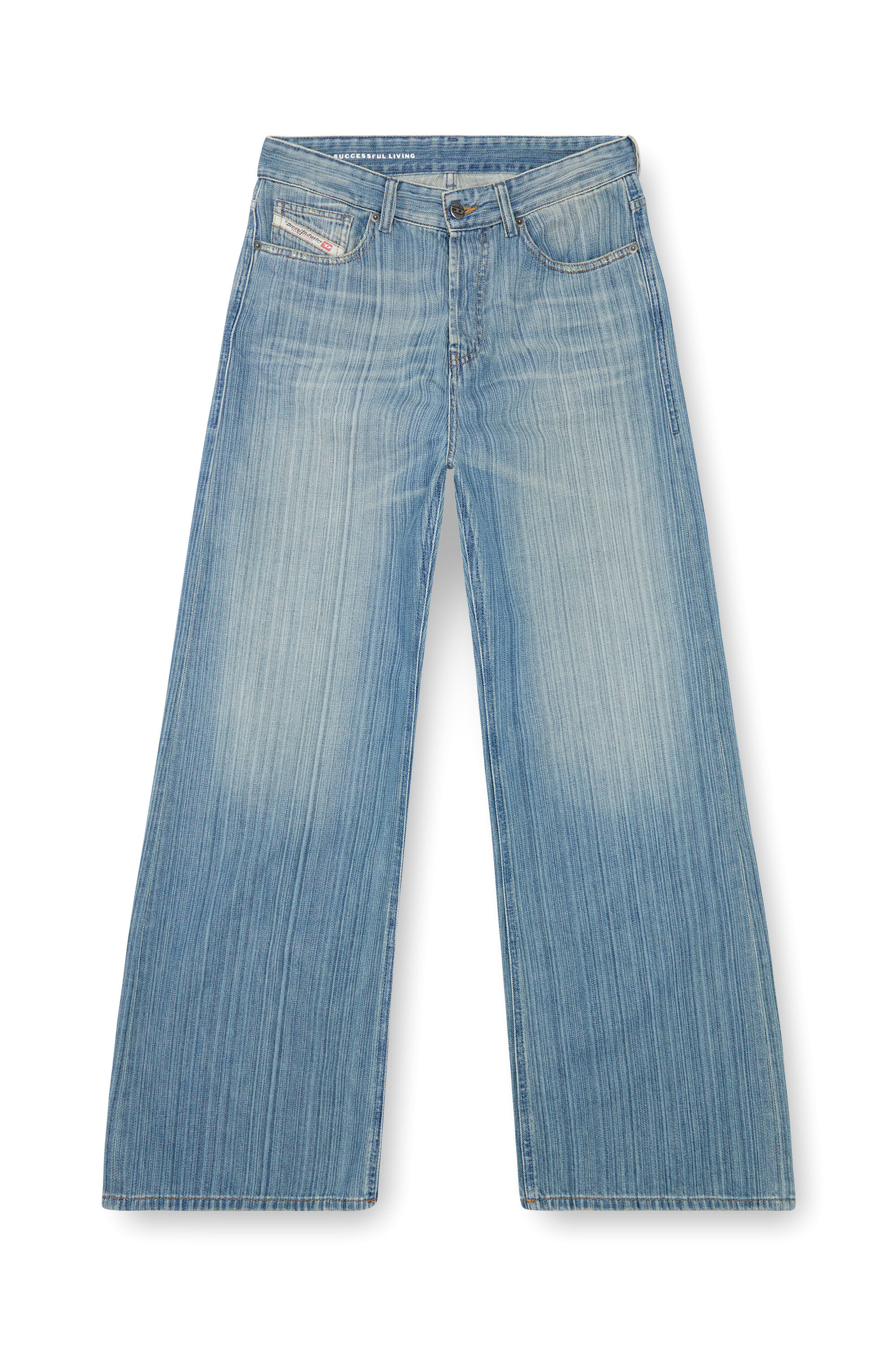 Diesel - Female's Relaxed Jeans 1996 D-Sire 09J87, ミディアムブルー - 2