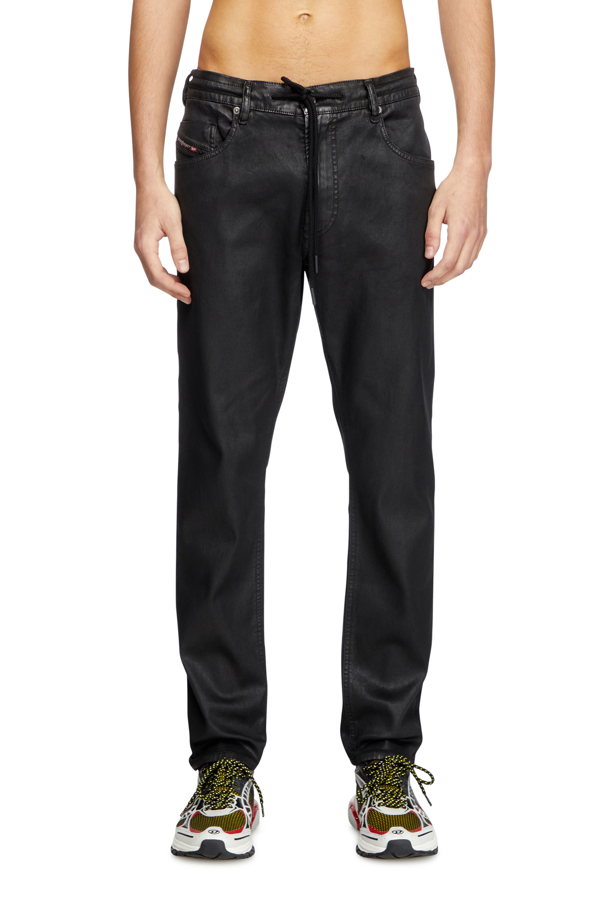 Diesel - Male's Regular 2030 D-Krooley Joggjeans® 068PX, ブラック/ダークグレー - 3
