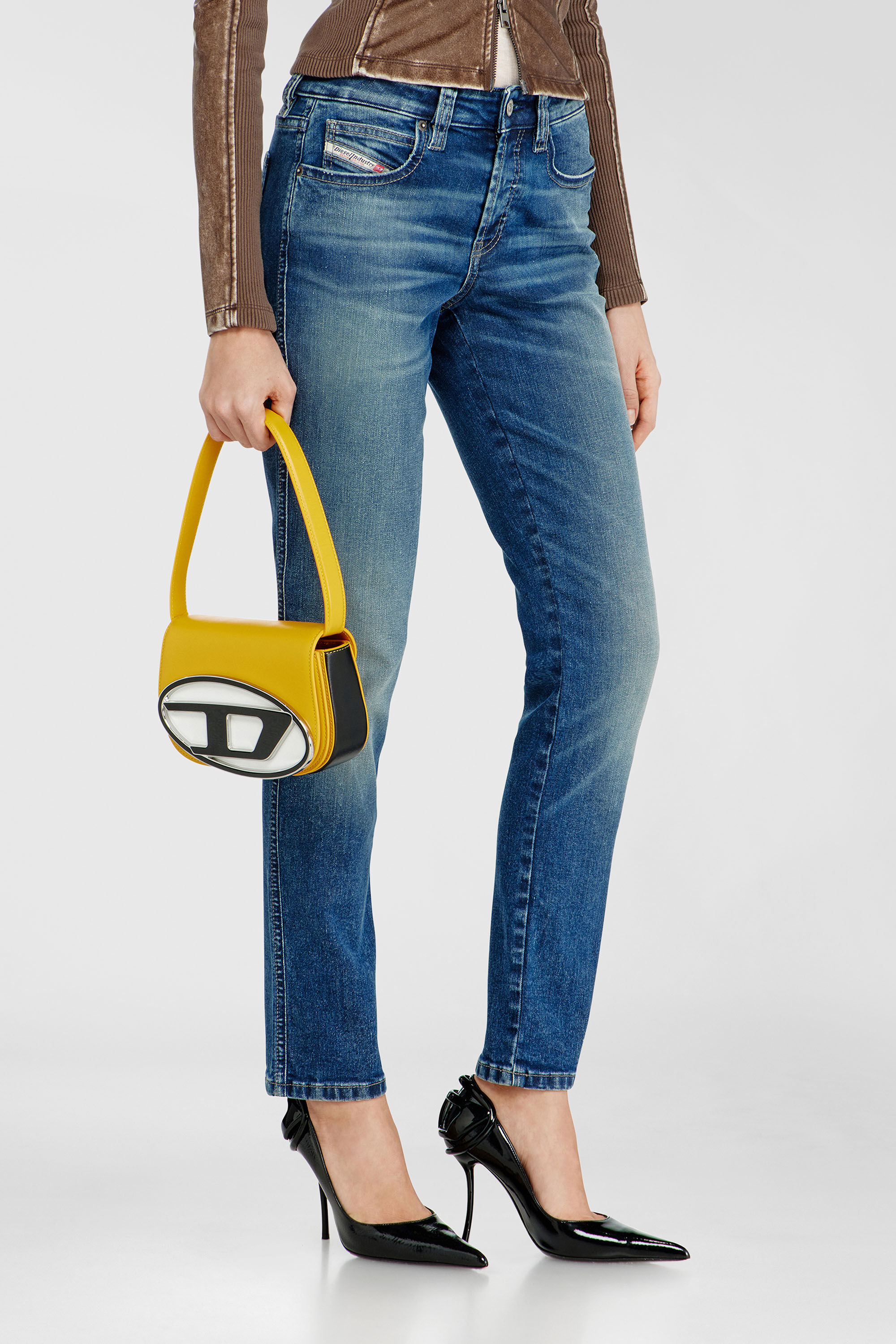 Diesel - Female's Slim Jeans 1992 D-Jiann 0DBEE, ミディアムブルー - 7