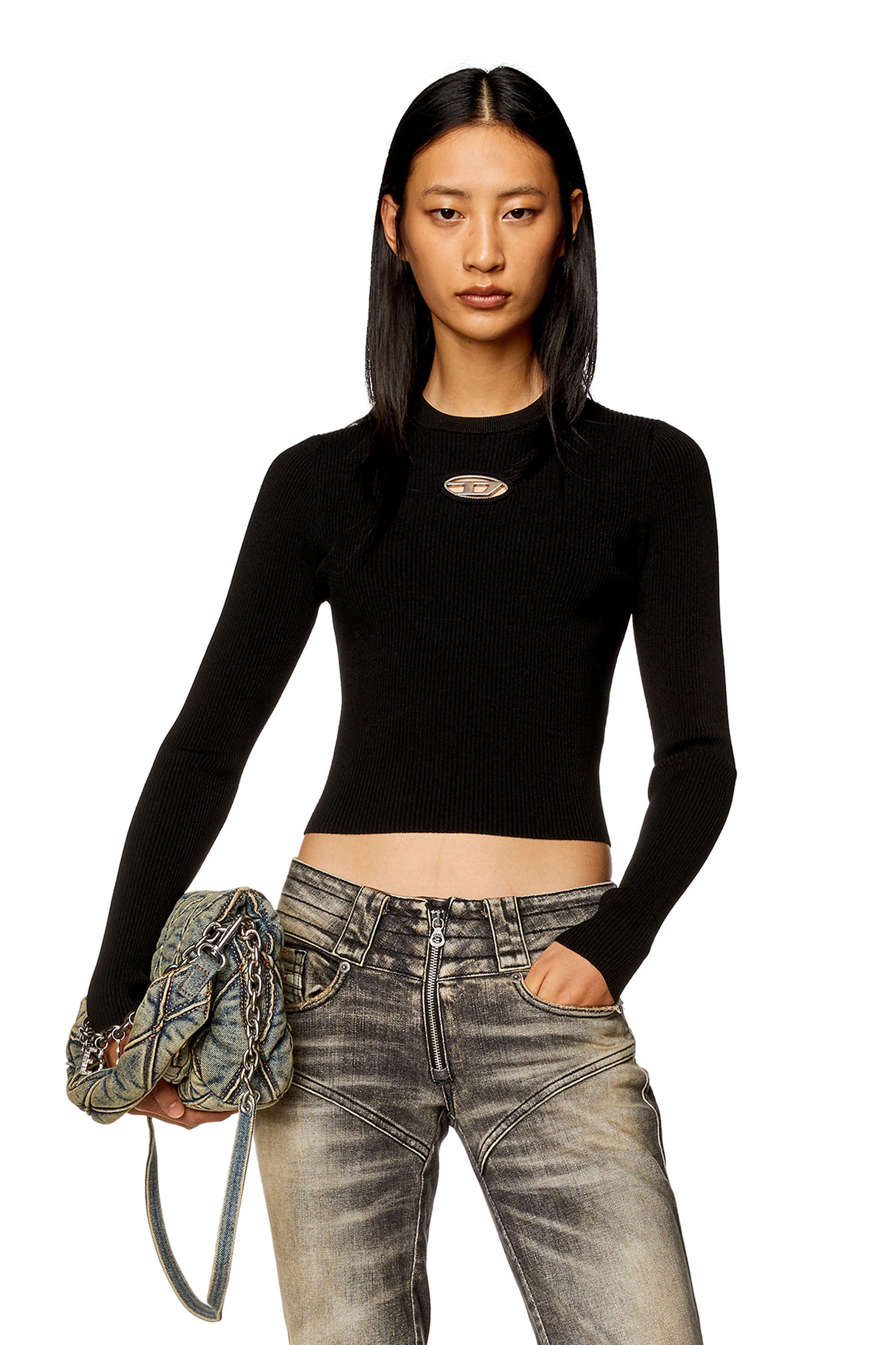 おすすめ人気ランキング2024年 M-VALARY ニット｜ブラック｜ウィメンズ｜DIESEL トップス
