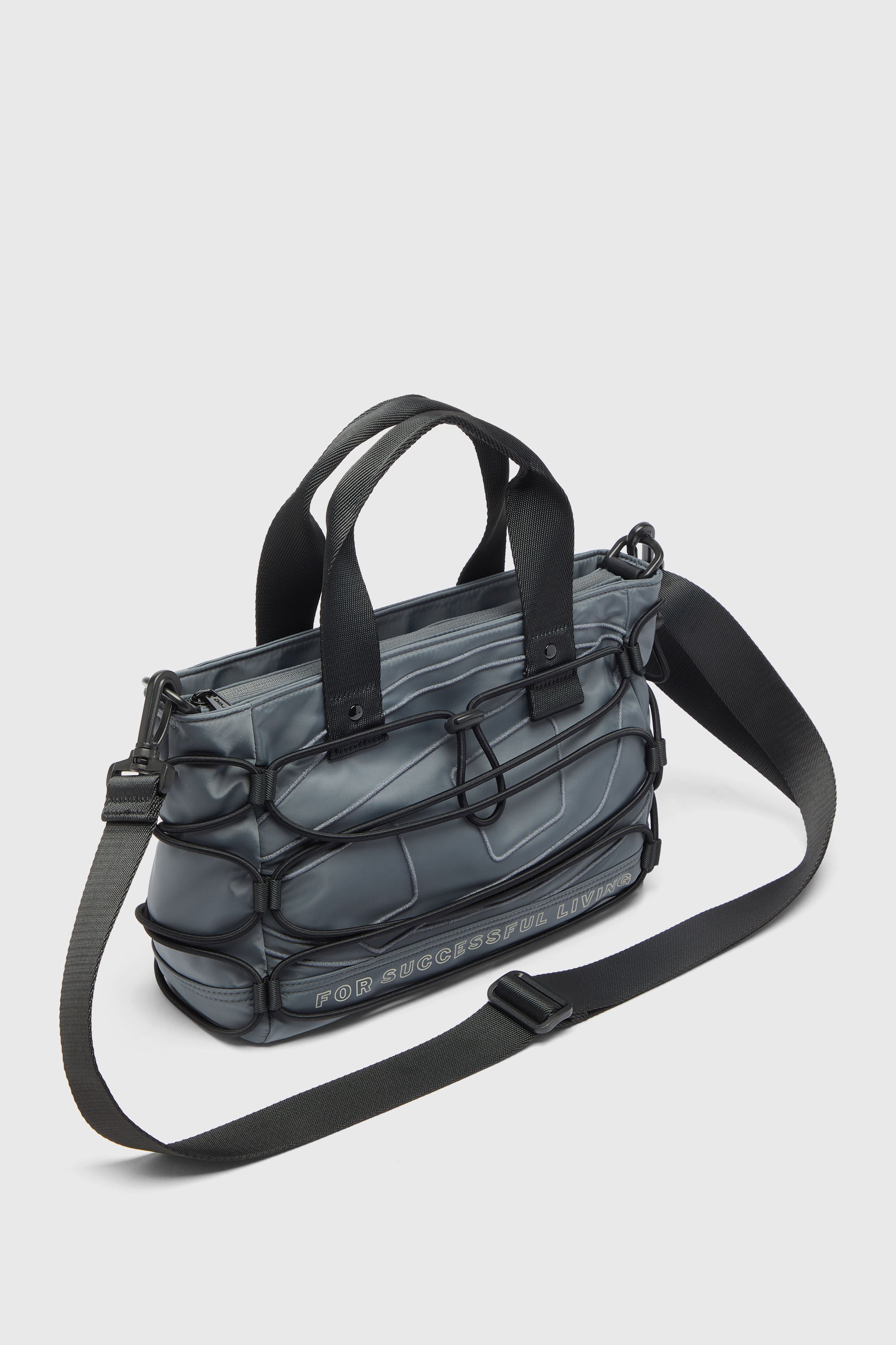 Diesel - TECH-D TOTE S X, Unisex's トートバッグ in グレー - 5