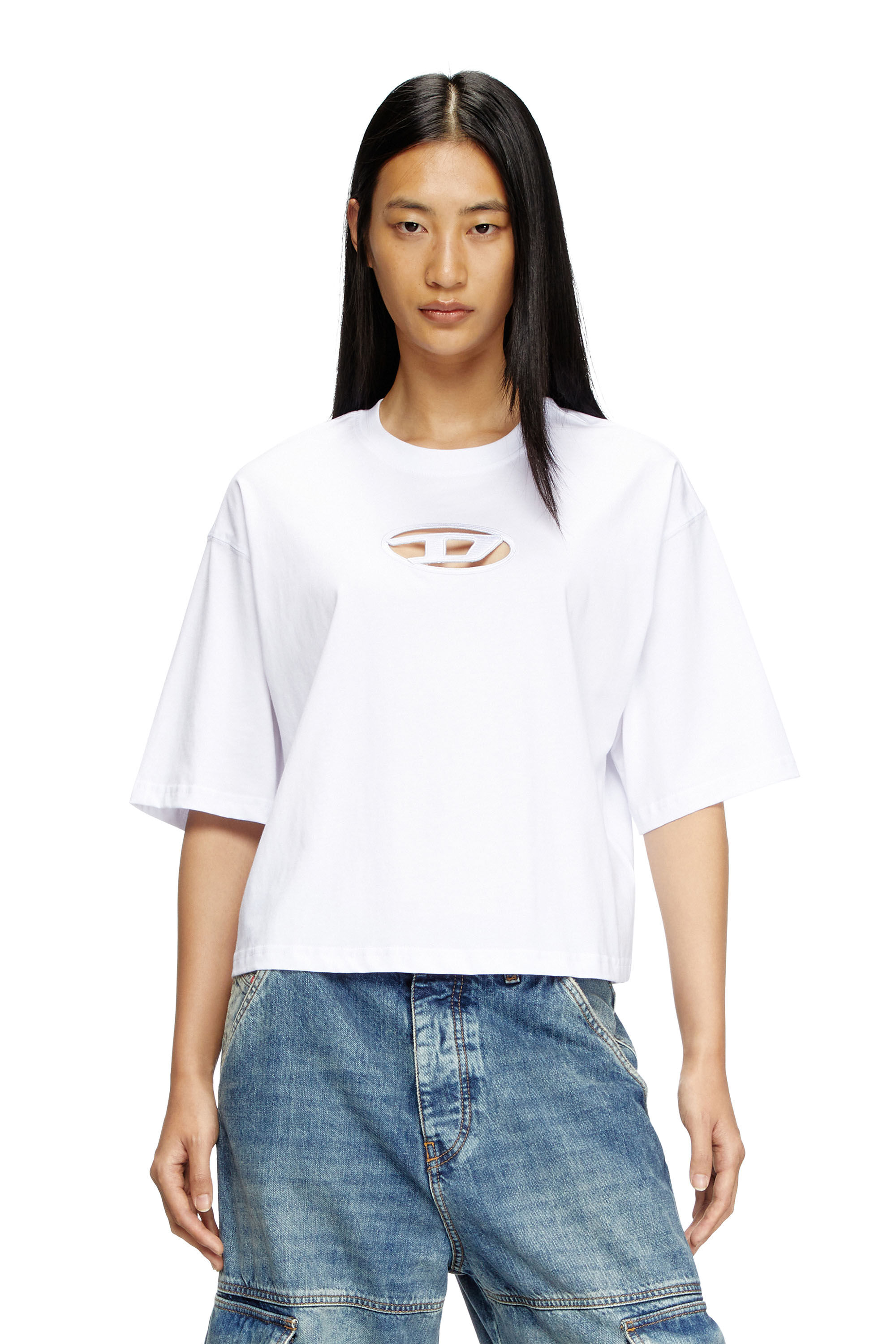 Diesel - T-ROWY-OD, Female's Tシャツ in ホワイト - 3
