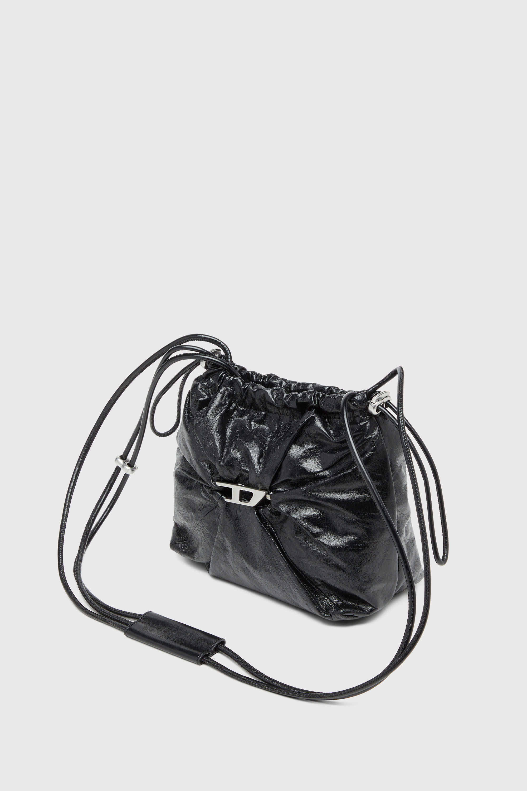 SCRUNCH-D BUCKET バケットバッグ｜ブラック｜ウィメンズ｜DIESEL
