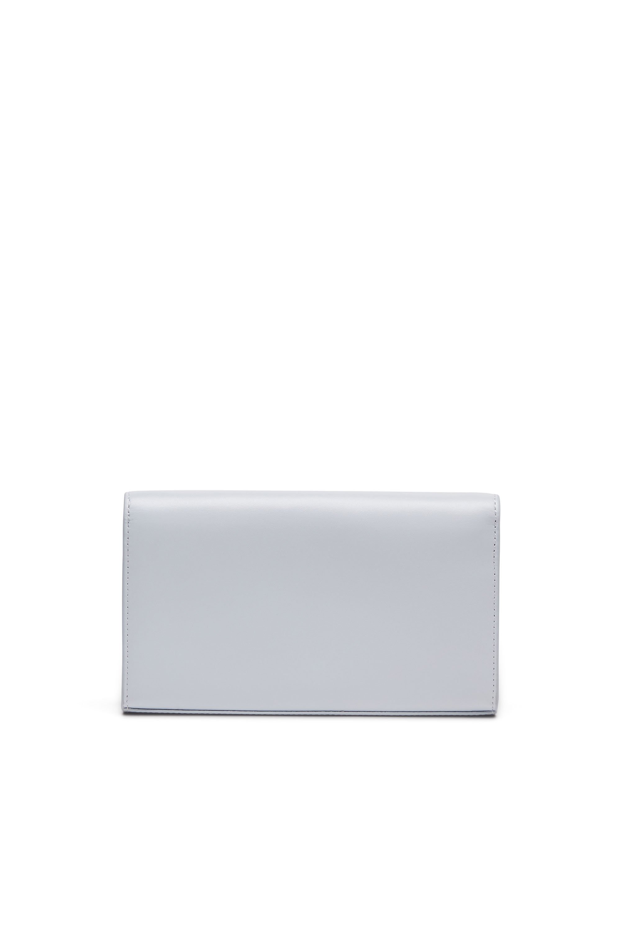 Diesel - 1DR WALLET STRAP, Female's Wallet purse in pastel leather in ライトブルー - 2