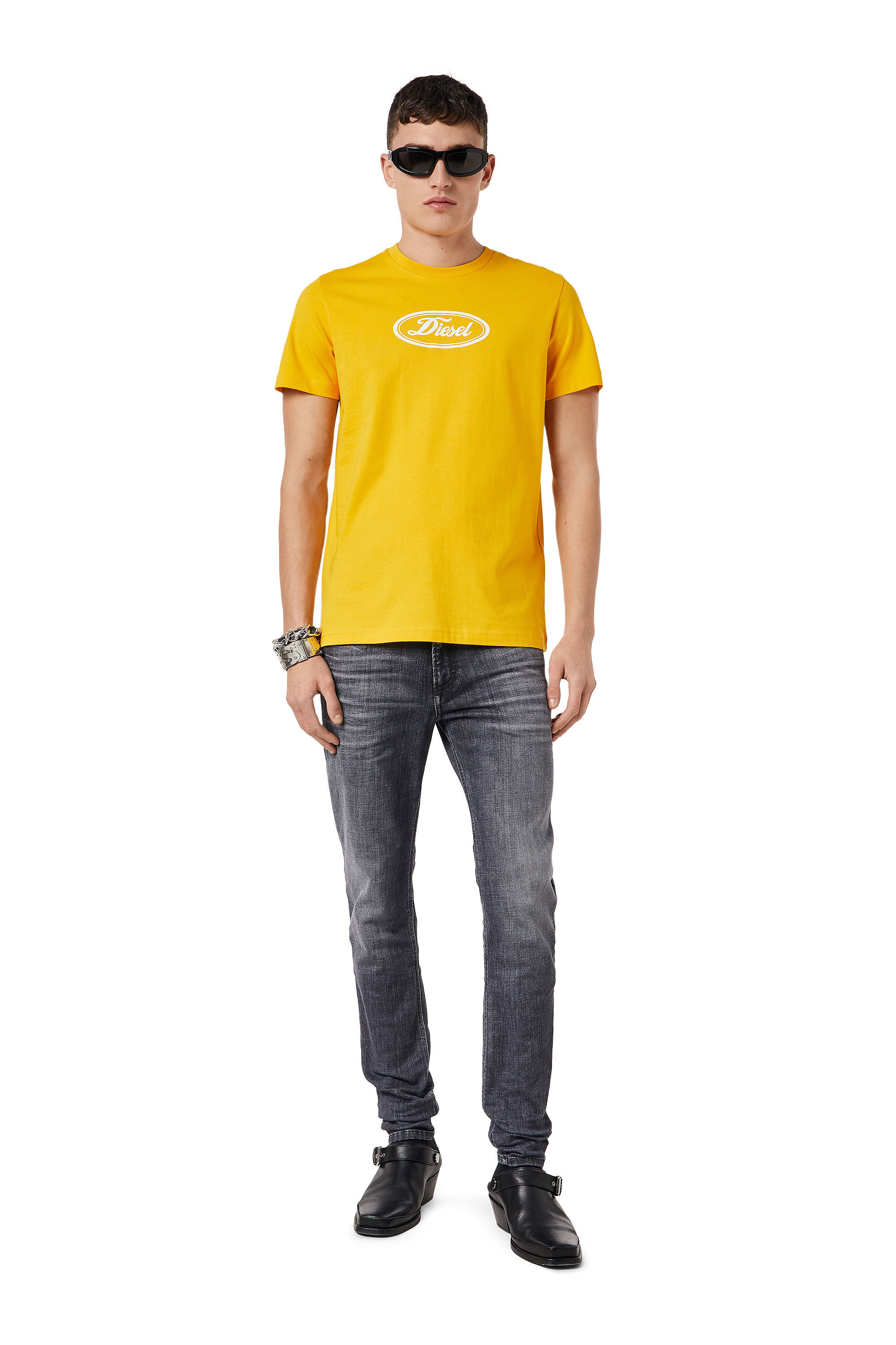 Diesel - 1979 Sleenker 09C68 Skinny Jeans, ブラック/ダークグレー - Image 1