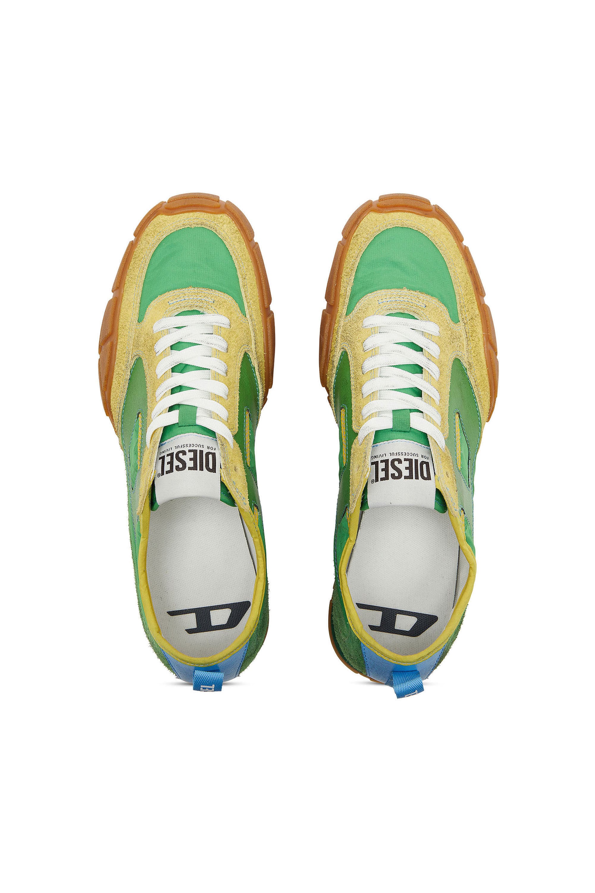 Diesel - S-PAGODHA LOW, Male's ローカットスニーカー in グリーン - 5