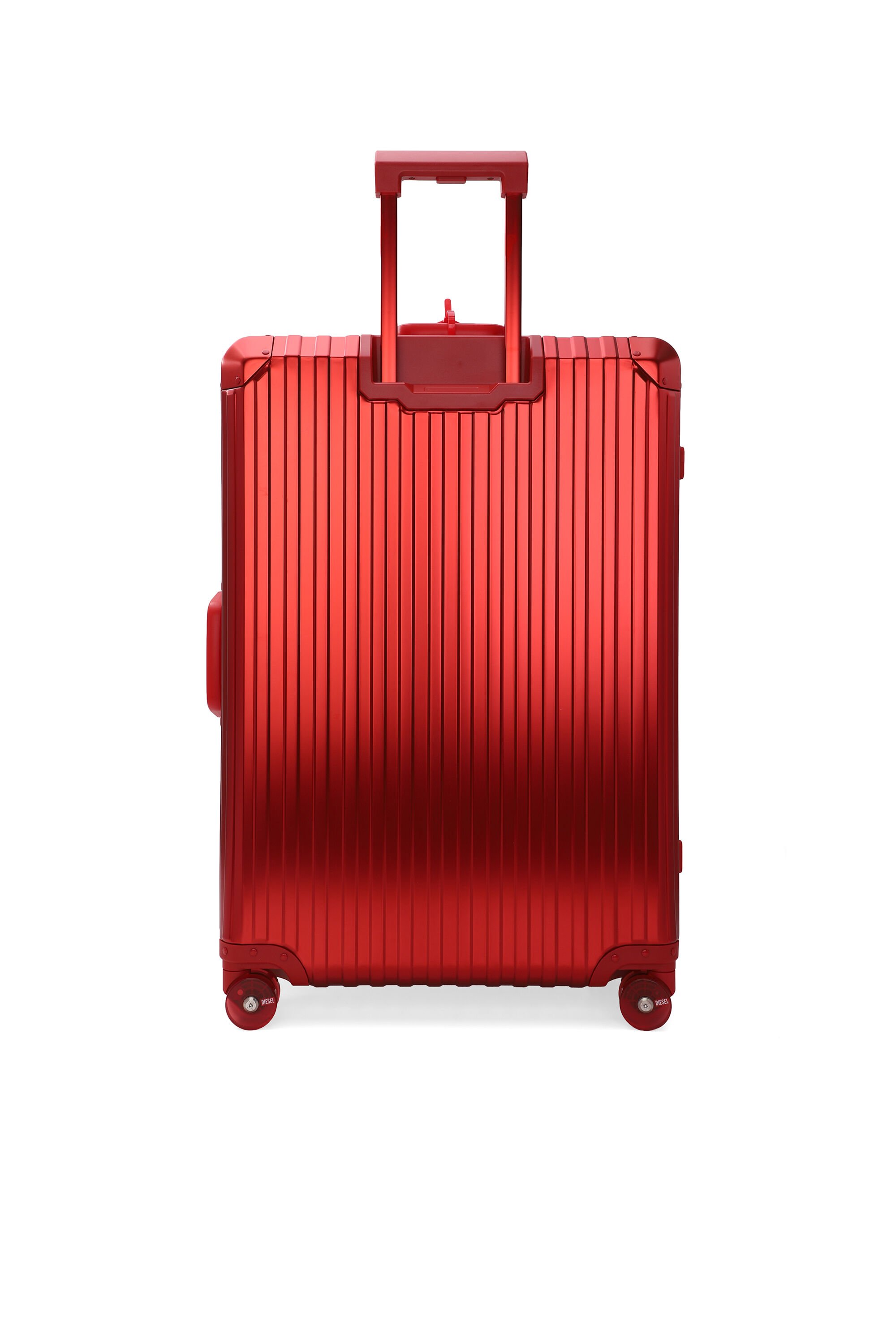 Diesel - DIESEL ALUMINUM TROLLEY- DSL002, Unisex's Aluminum Carry-On Luggage 28" in レッド - 2