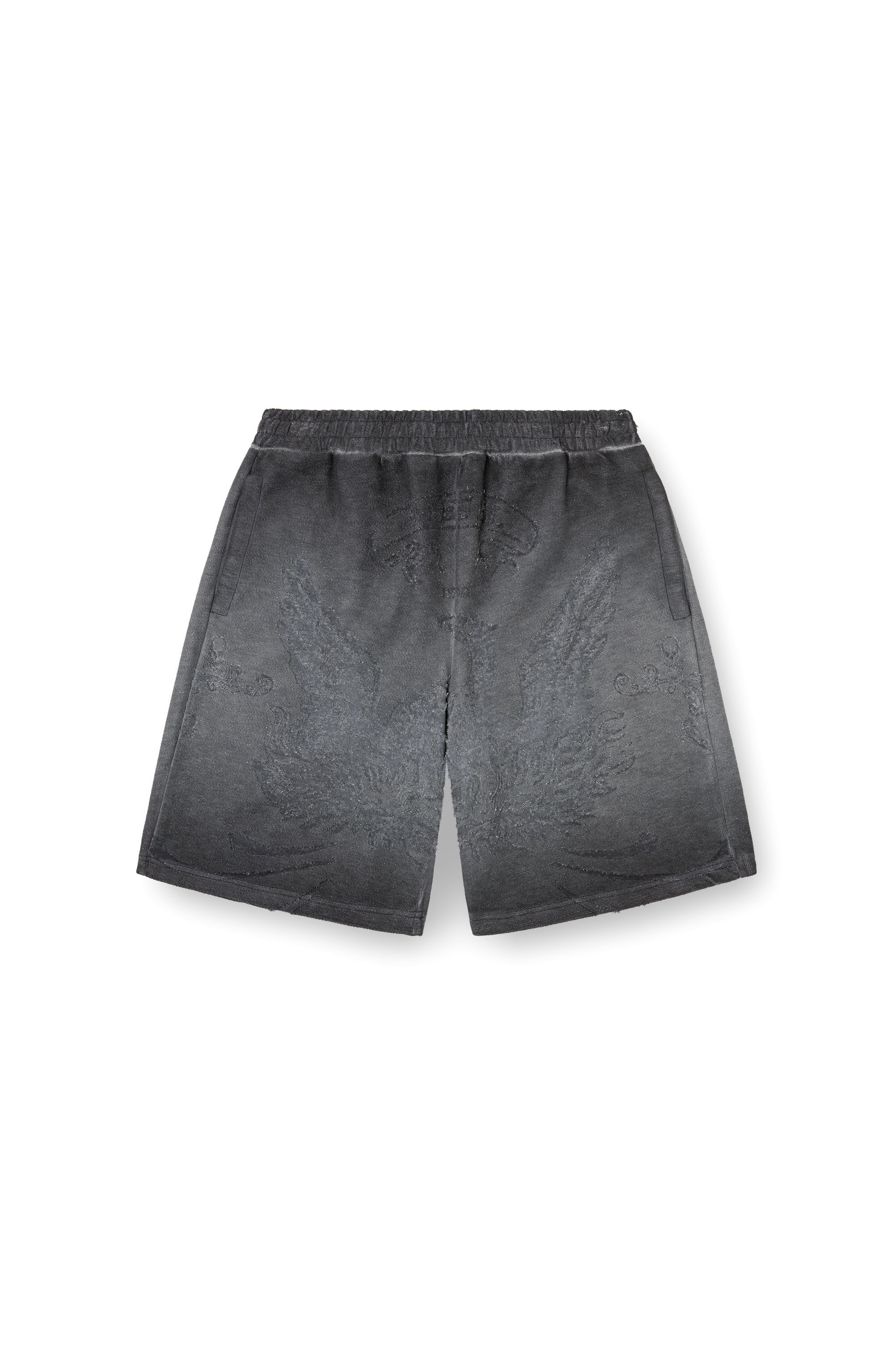 P-CROWDE スウェットショートパンツ｜グレー｜メンズ｜DIESEL