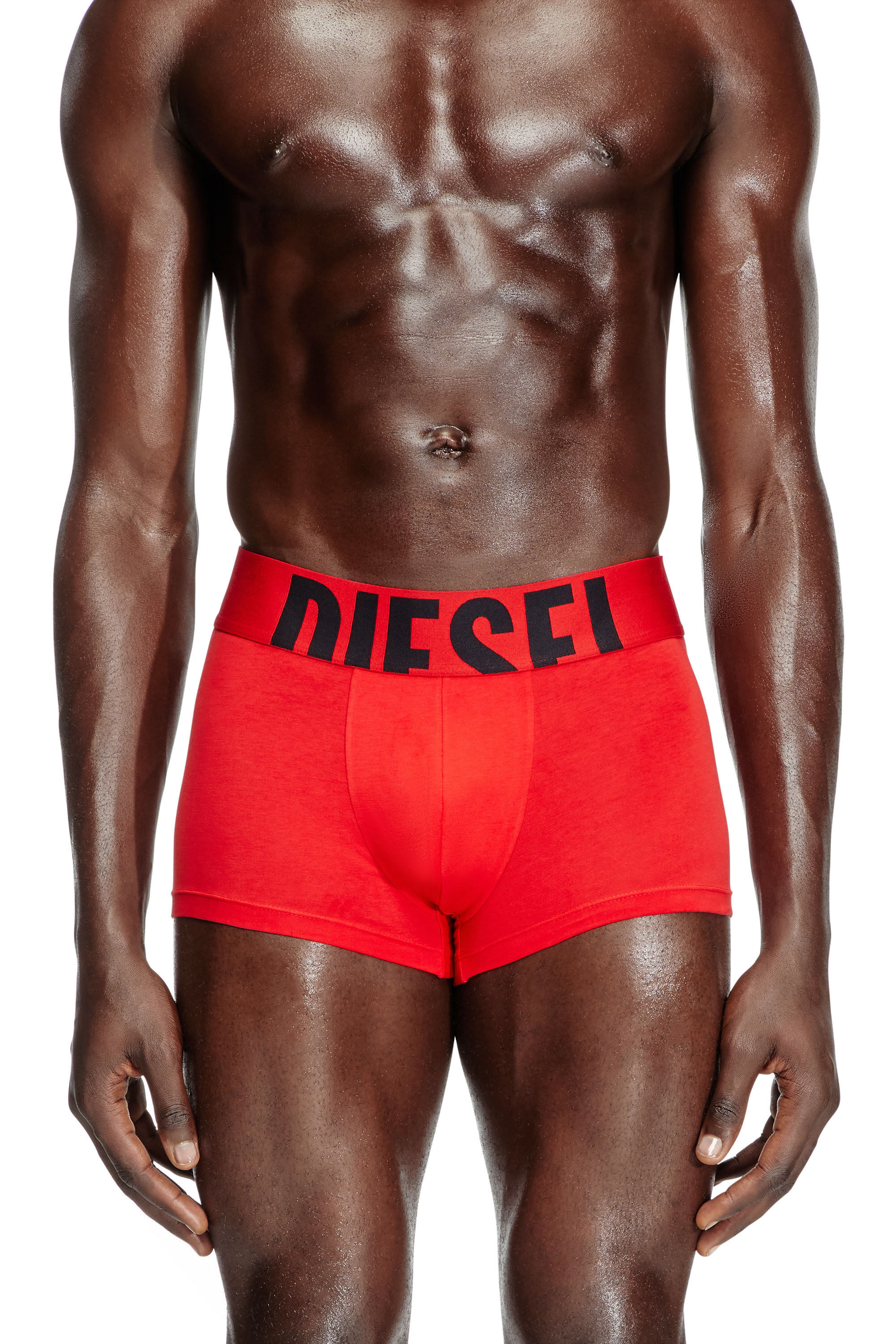Diesel - UMBX-DAMIENTHREEPACK-5.5EL, Male's ボクサーパンツ3枚パック in レッド/ブラック - 3