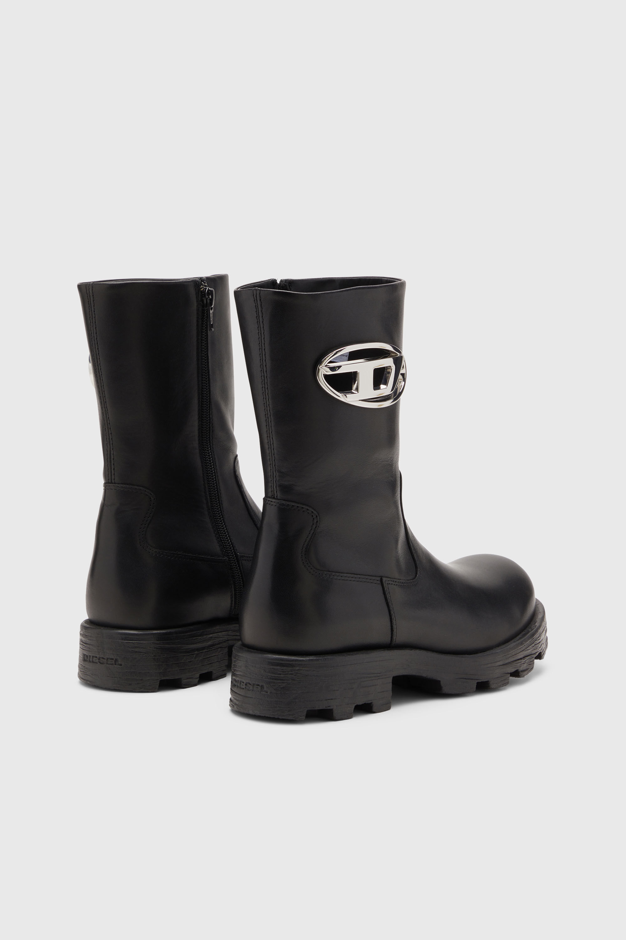 Diesel - D-HAMMER BKR D W, Female's ショートブーツ in ブラック - 3