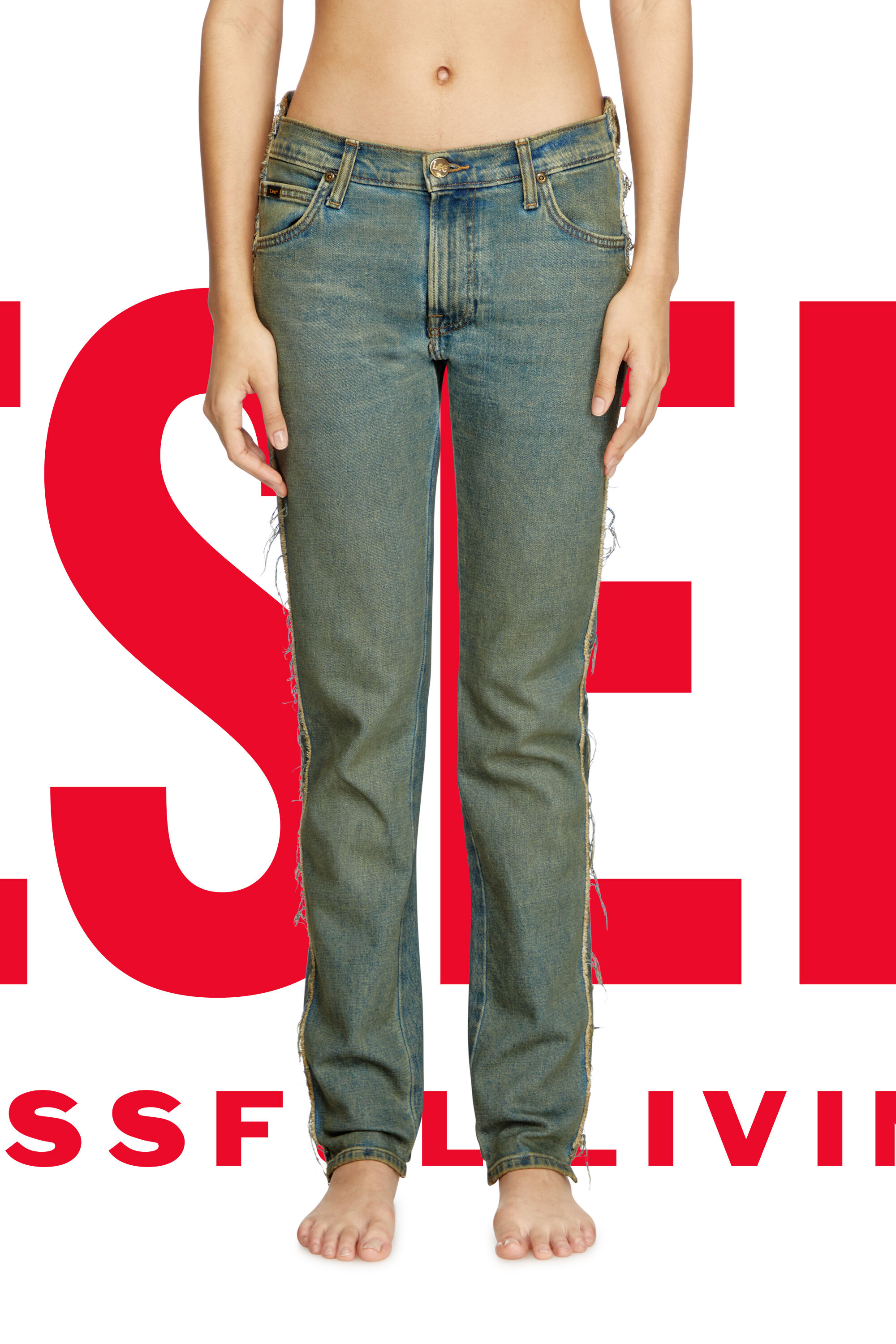 Diesel - Male's Regular Jeans Dieseloves 04 09M98, ダークブルー - 7