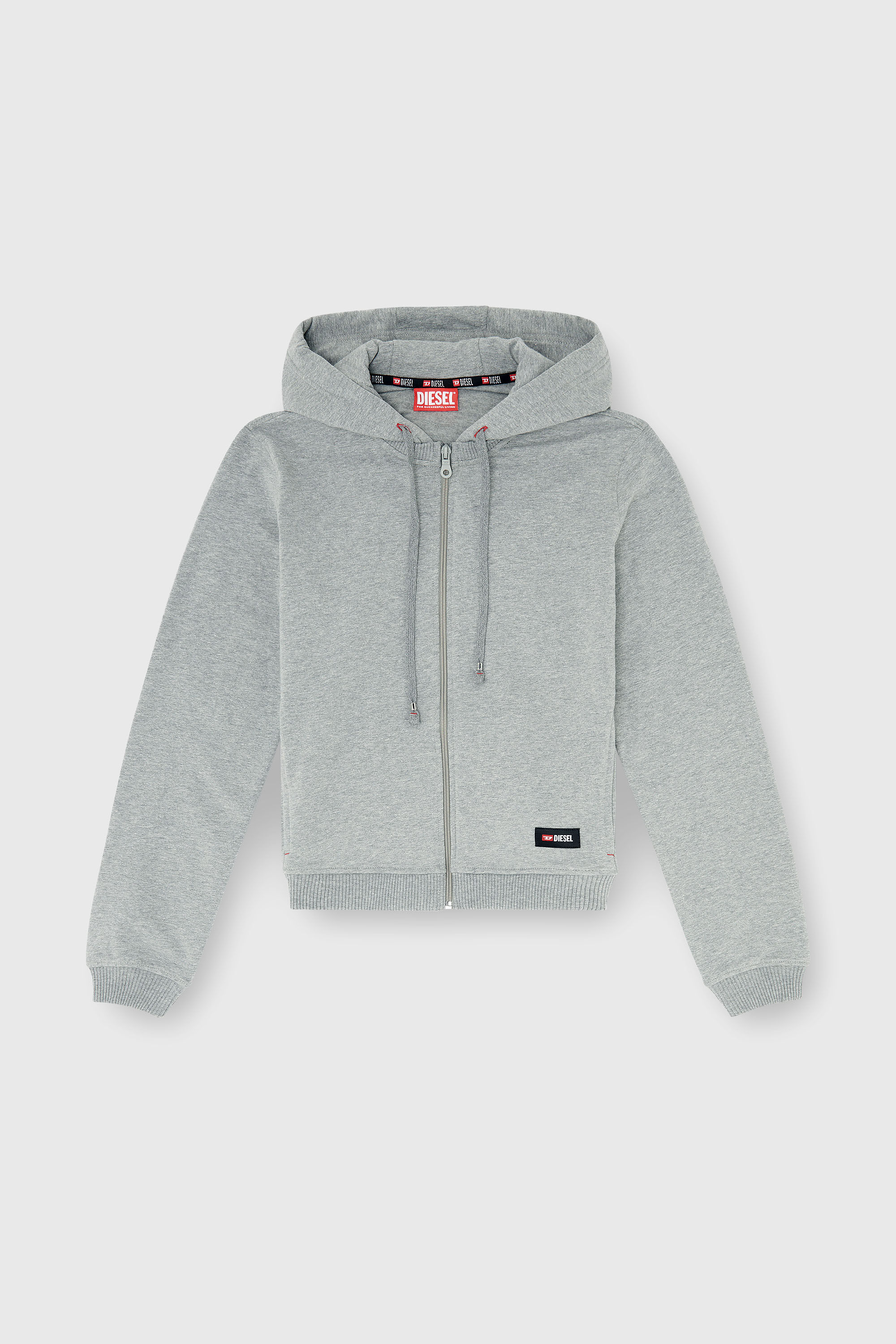 Diesel - HARRIET-D-CORE, Female's ジップアップパーカー in グレー - 2