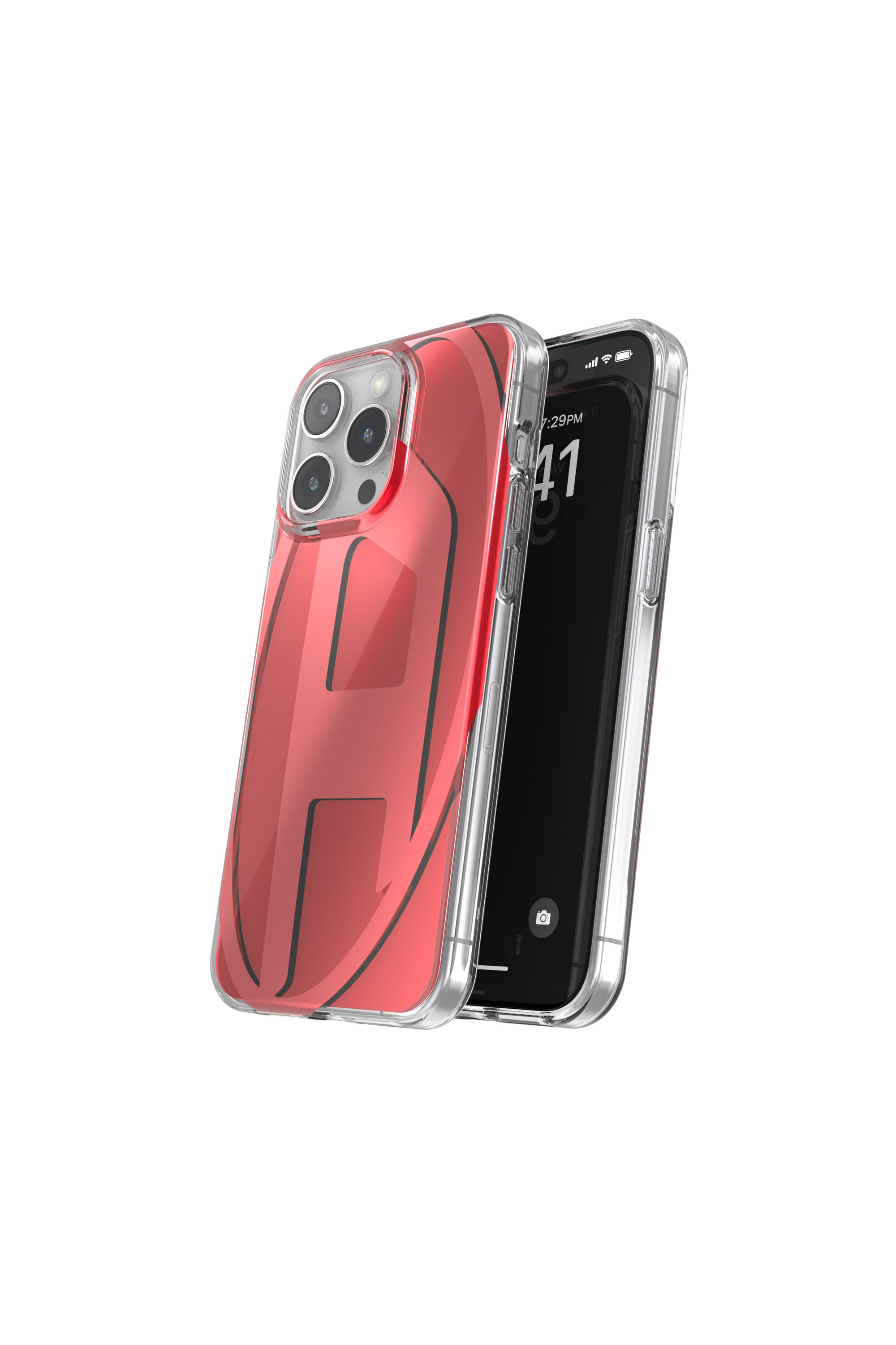 Diesel - 60045 AOP CASE, Unisex's iPhone 15 Pro Max in レッド - 3