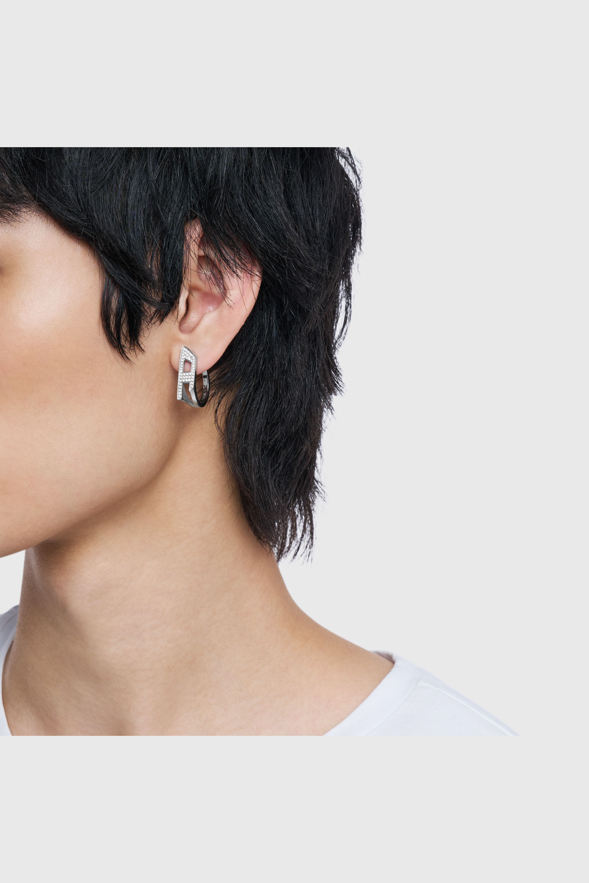 DX1628040 JEWELLERY ピアス（片耳用）｜シルバー｜ウィメンズ｜DIESEL