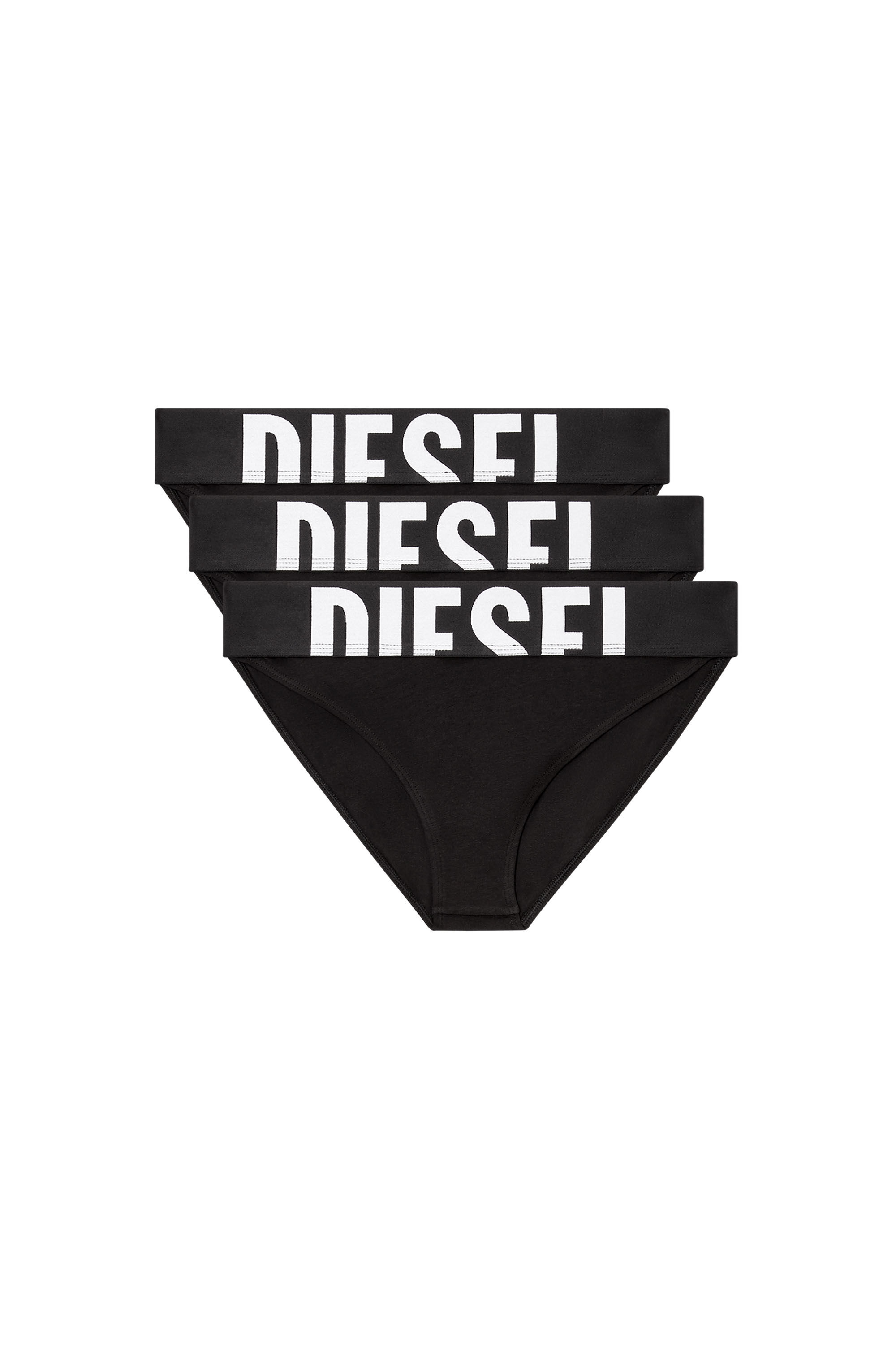Diesel - LOLA-D-POP-3PACK, Female's Three-pack briefs with cut-off logo in ブラック - 2