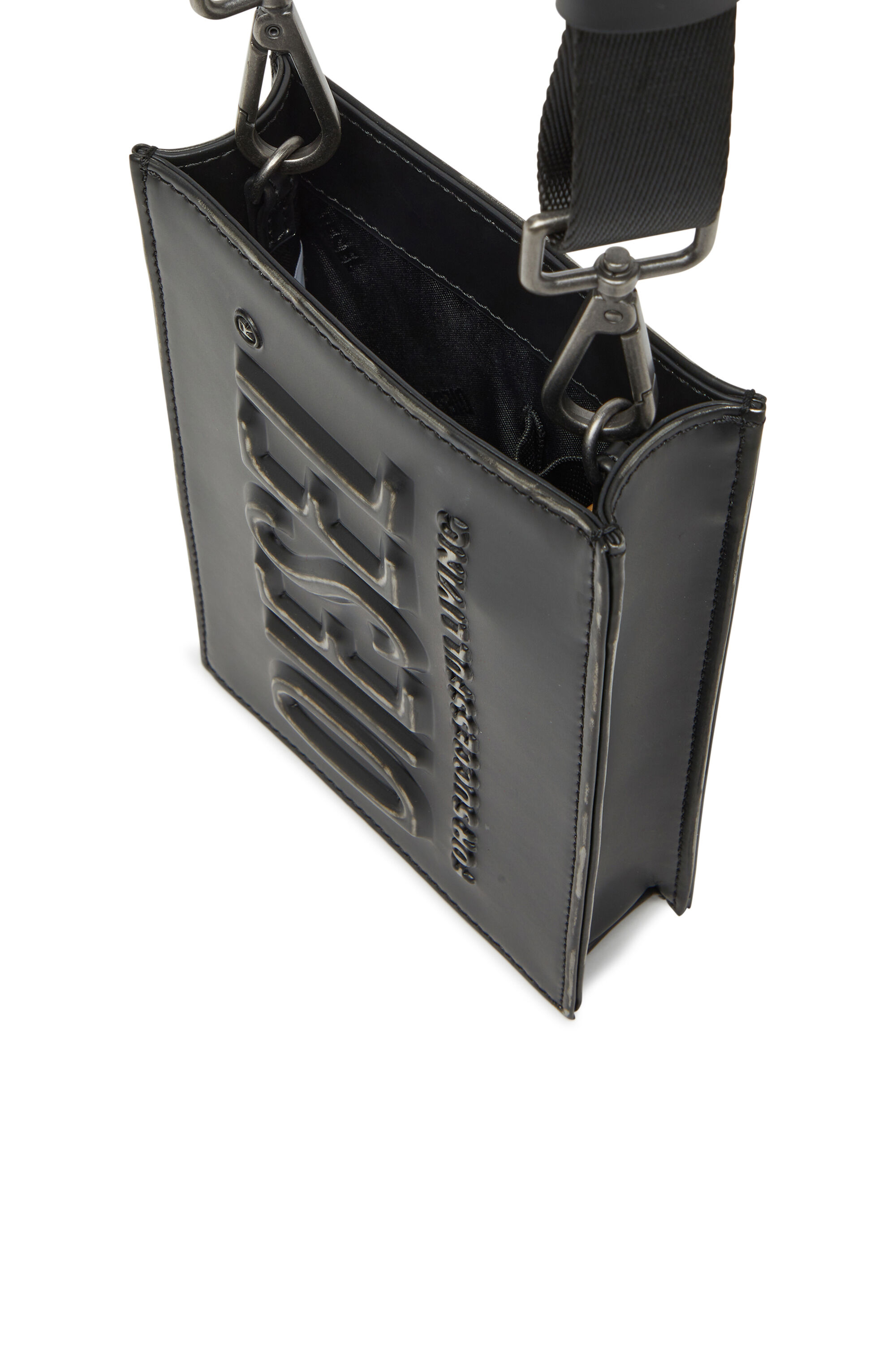 Diesel - DSL 3D MINI CROSSBODY X, Unisex's スマートフォンホルダー in ブラック - 4