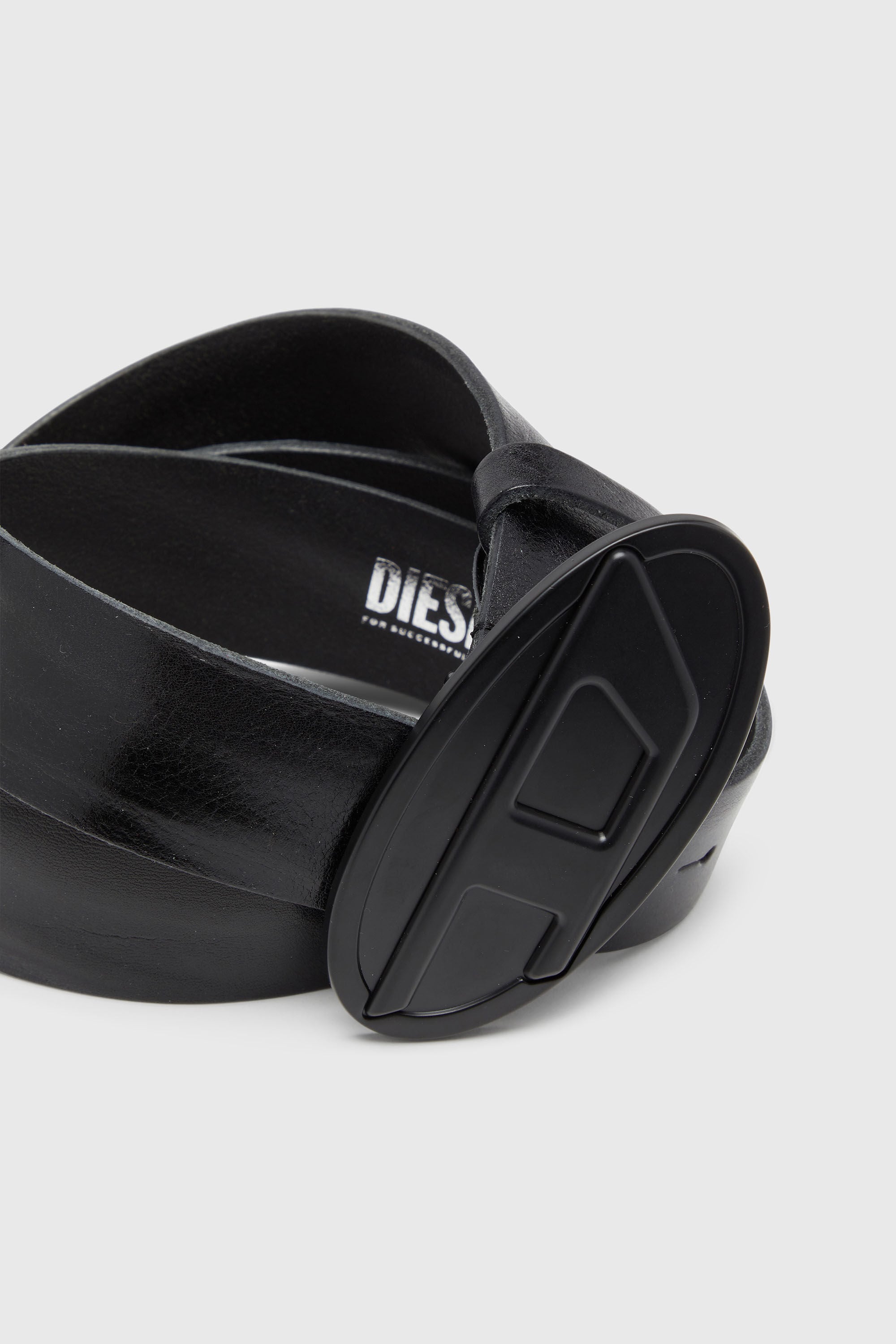 Diesel - B-1DR 2.0, Male's レザーベルト in ブラック - 3
