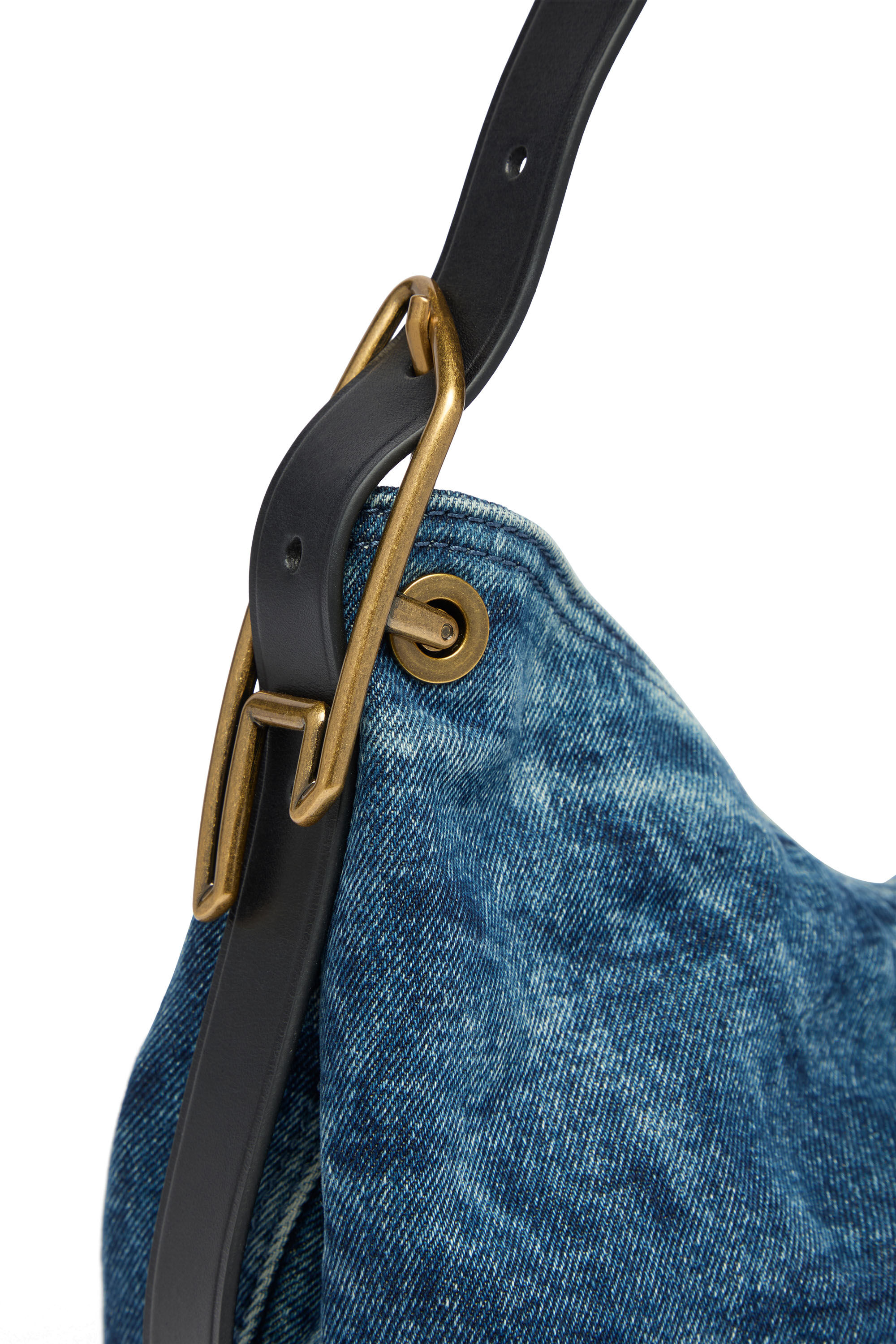 Diesel - D-LINE HOBO S, Female's ショルダーバッグ in ミディアムブルー - 5
