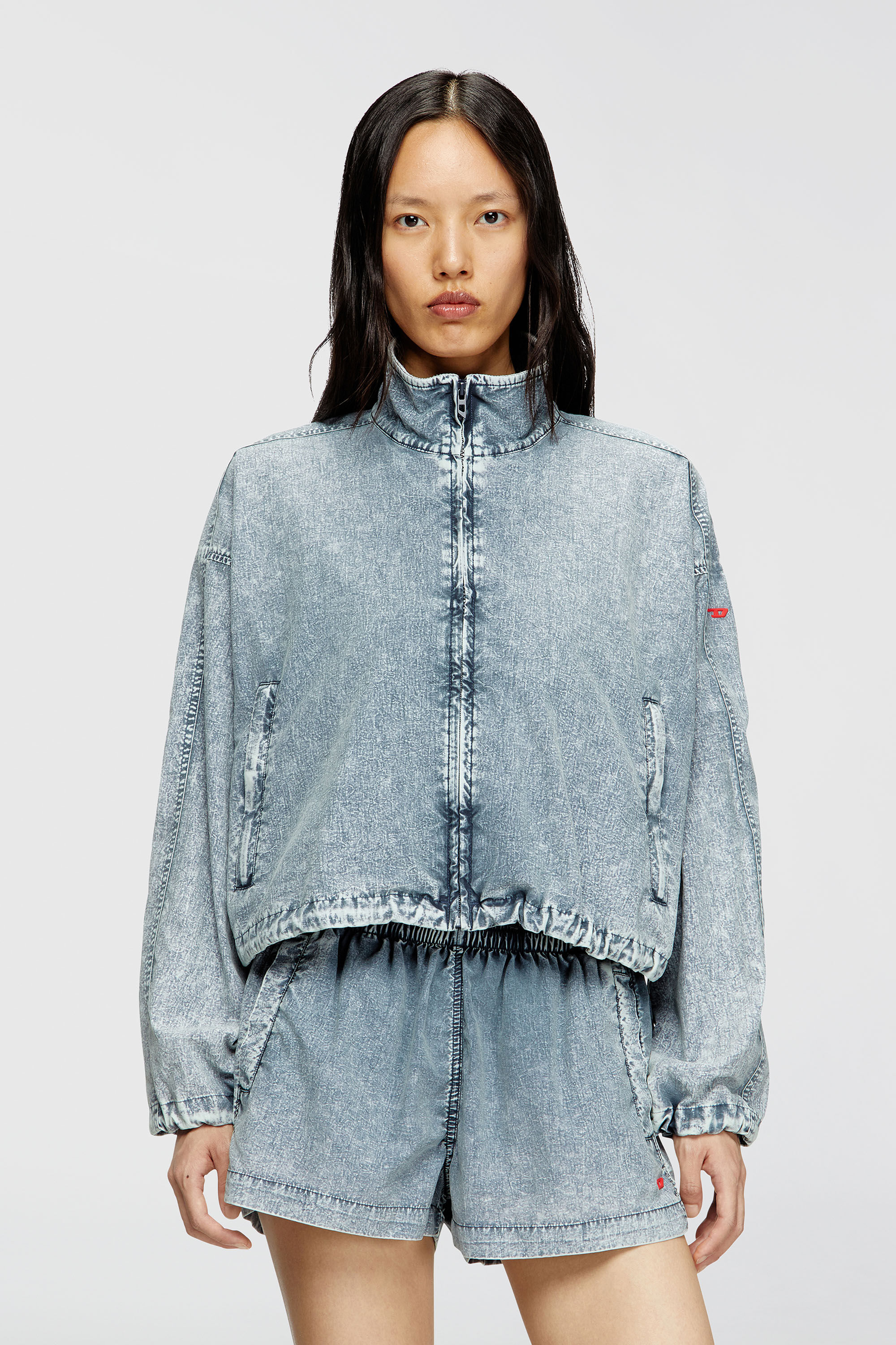 Diesel - G-LEAM-R1, Female's ブルゾン in ライトブルー - 3
