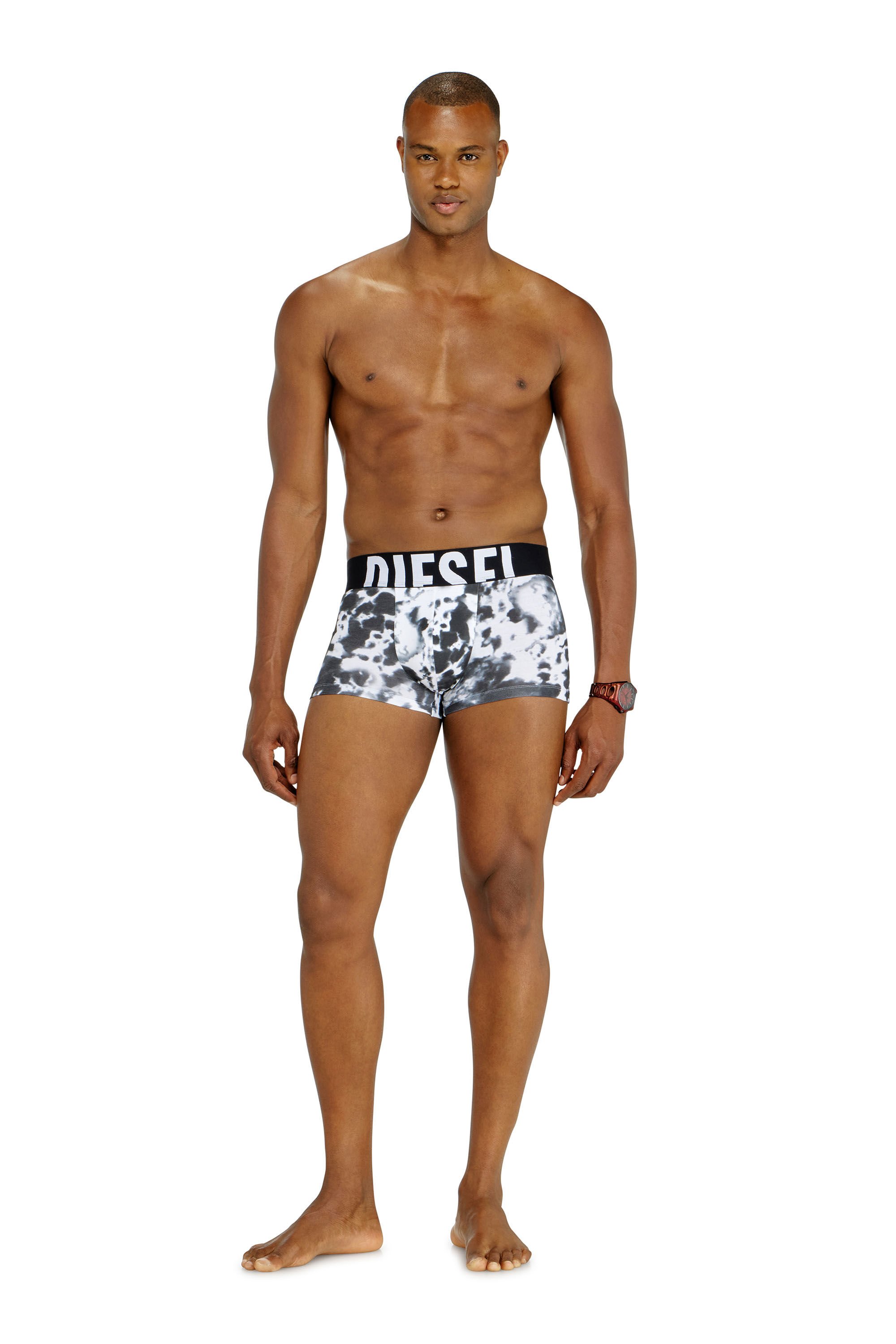 Diesel - UMBX-DAMIENTHREEPACK-5.5EL, Male's ボクサーパンツ 3枚パック in ブラック/ホワイト - 1