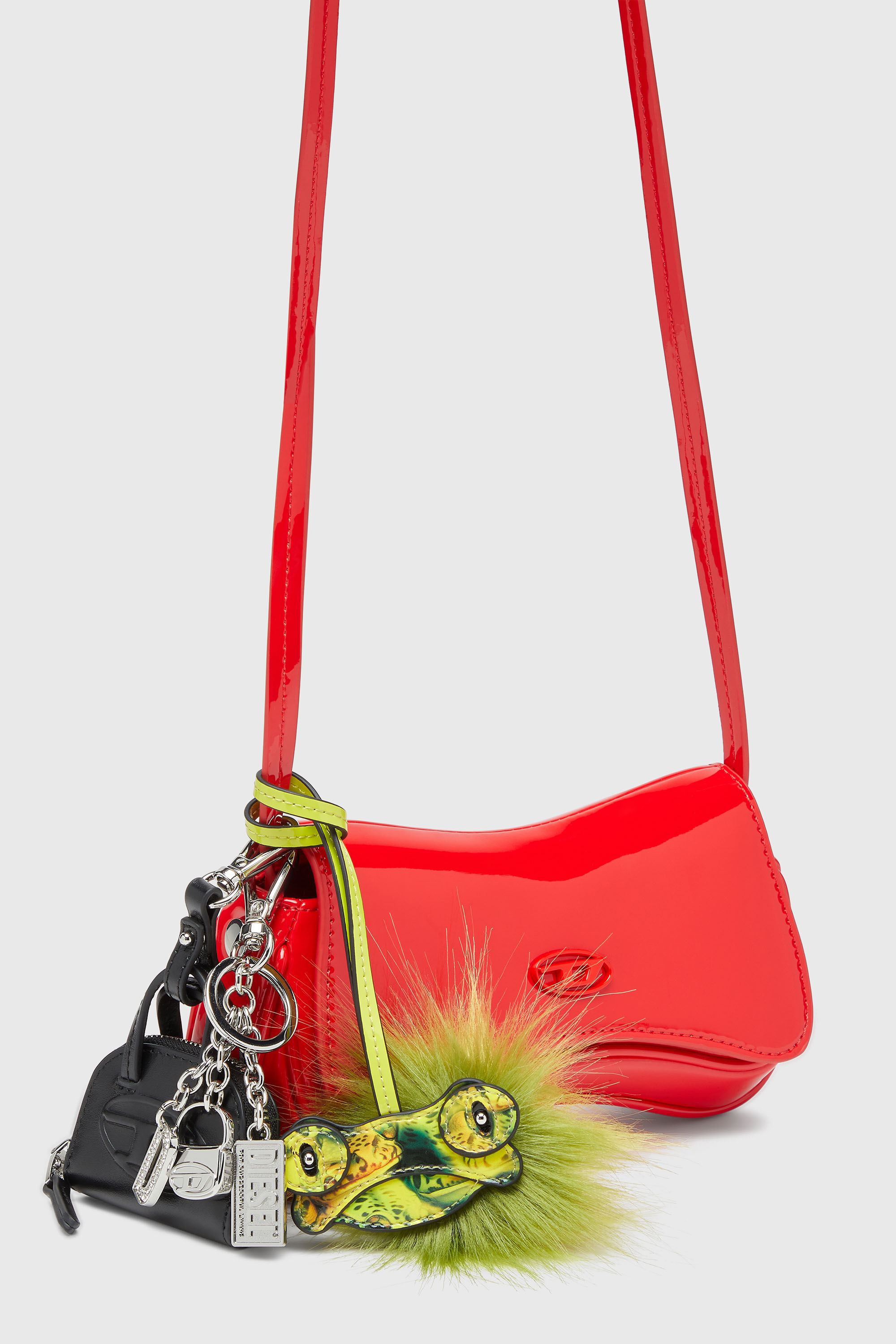 Diesel - 1DR DOME CHARMS, Female's バッグチャーム in ブラック - 3