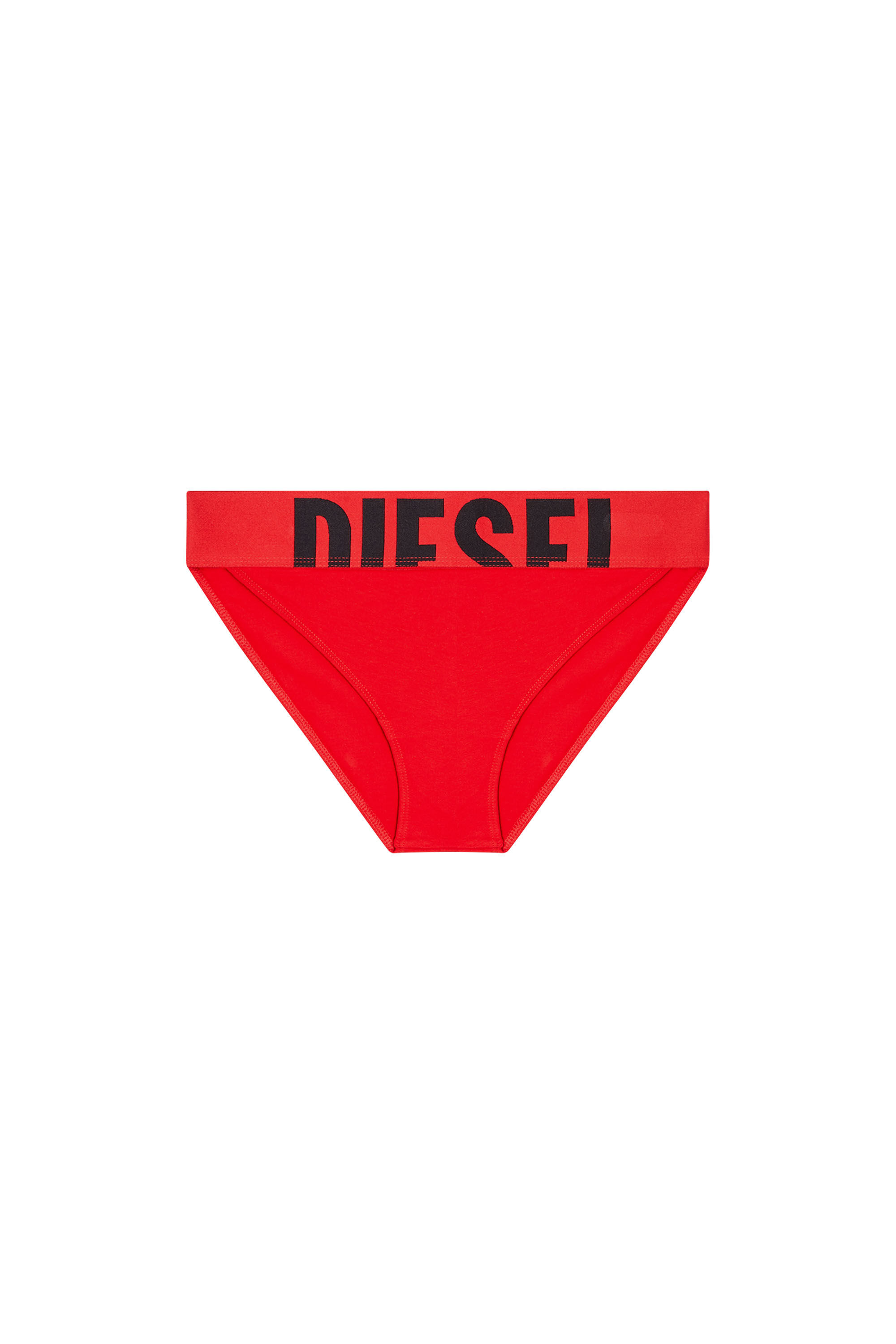 Diesel - LOLA-D-POP, Female's Briefs with cut-off logo in レッド - 2