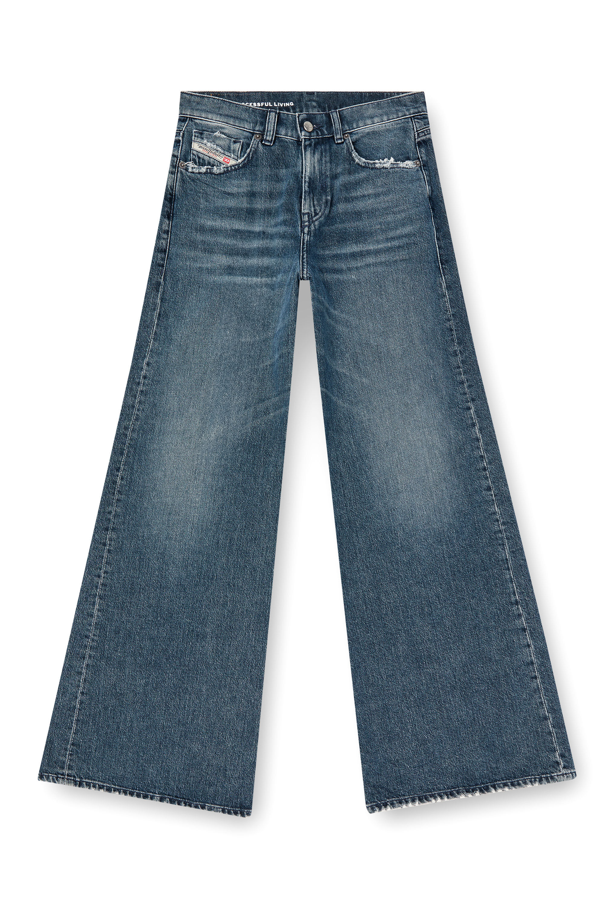 Diesel - Female's Flare Jeans 1978 D-Akemi 007Y7, ミディアムブルー - 2
