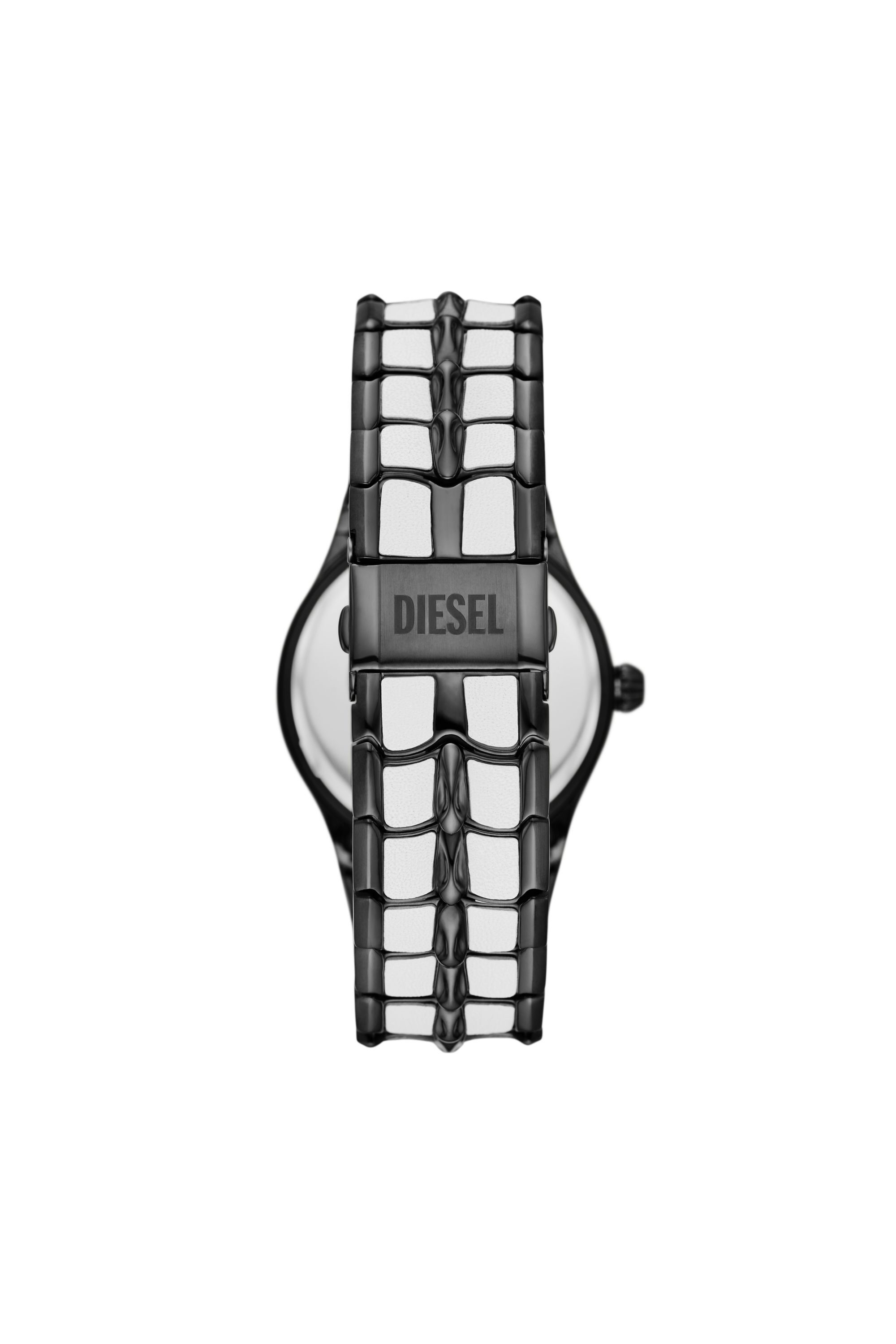 Diesel - DZ2184, Male's メンズ ウォッチ アナログ in ブラック/ホワイト - 2