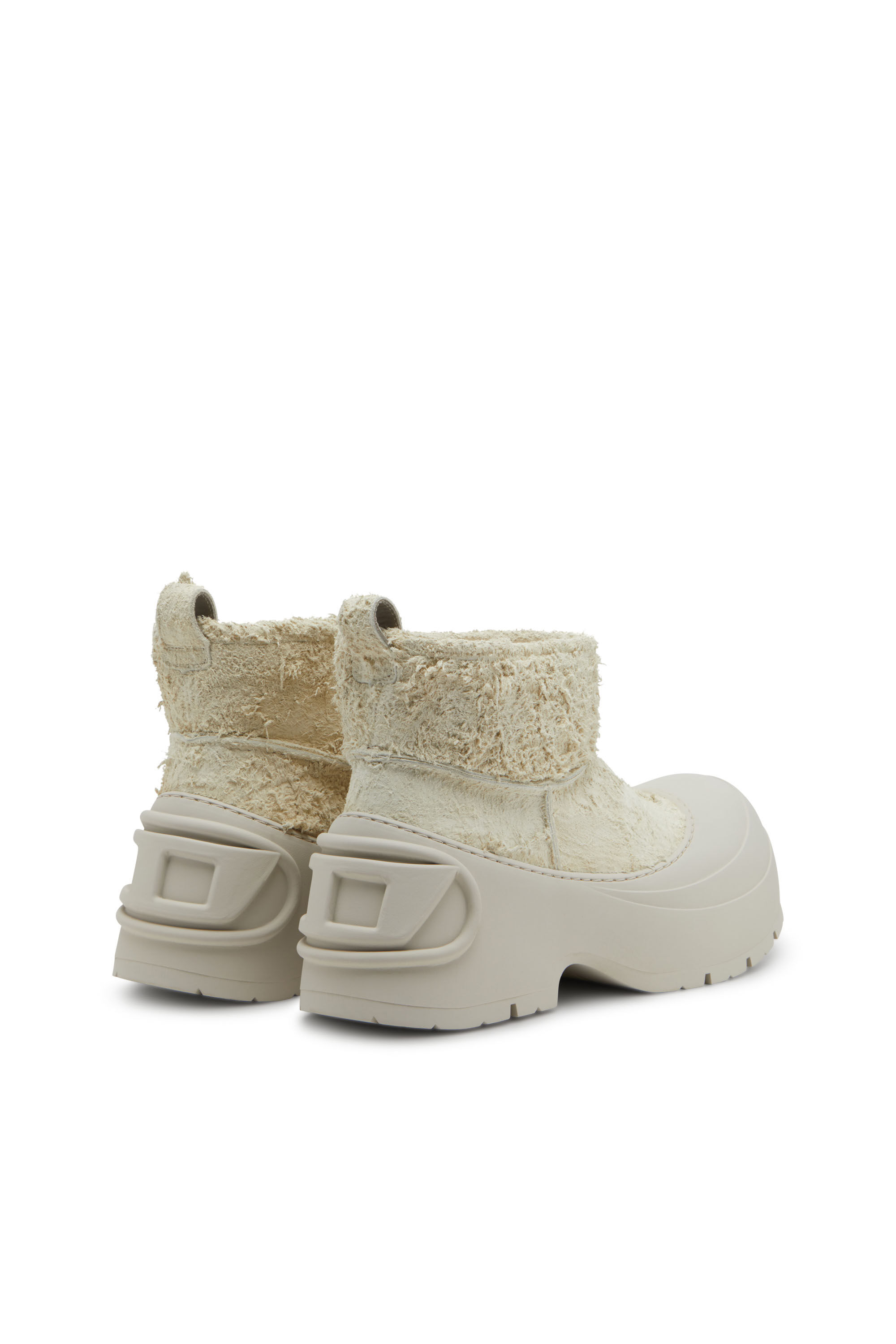 Diesel - D-DONALD MONTONE, Male's D-Donald-Chunky ankle boot with lug sole in ホワイト/グレー - 3