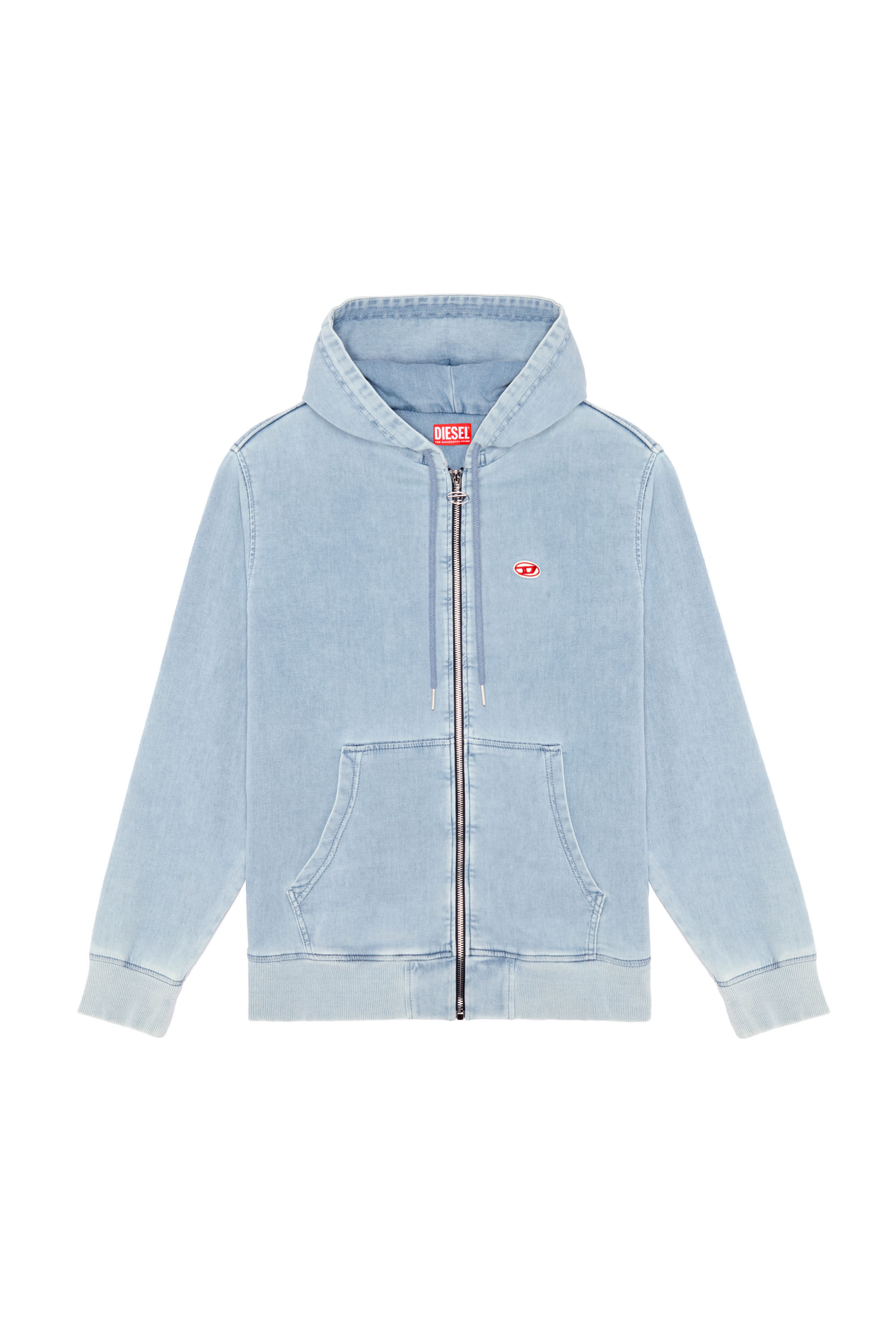 Diesel - D-GIR TRACK DENIM HOODIE,  - Image 2