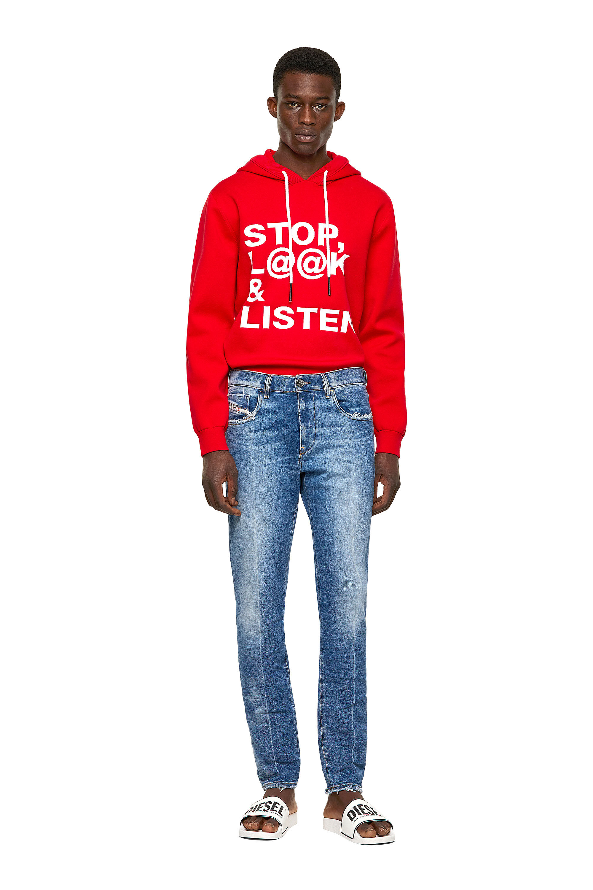 Diesel - 2019 D-Strukt 09A26 Slim Jeans,  - Image 1
