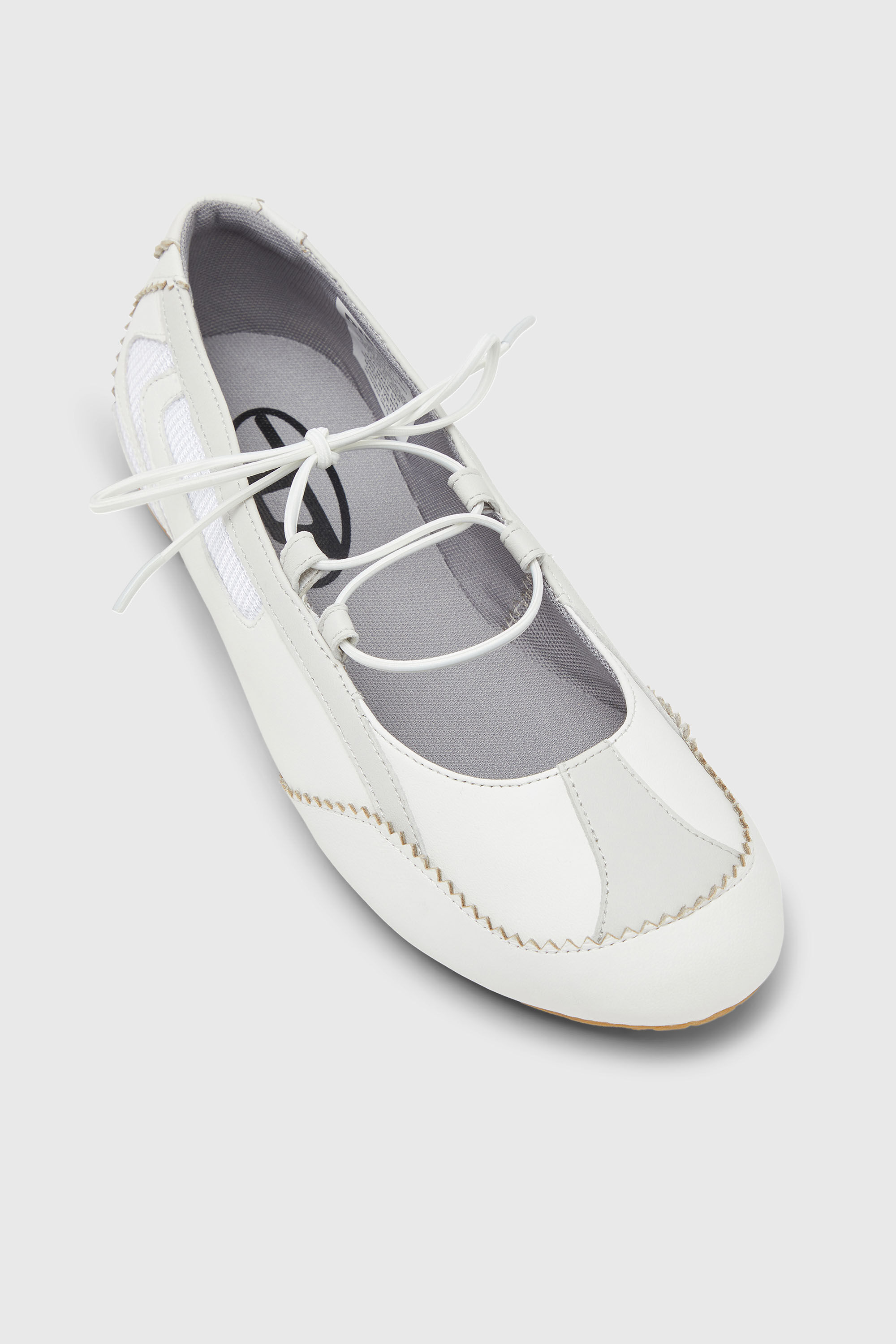 Diesel - D-MILE BALLERINA LACE UP W, Female's レースアップスニーカー in ホワイト - 6