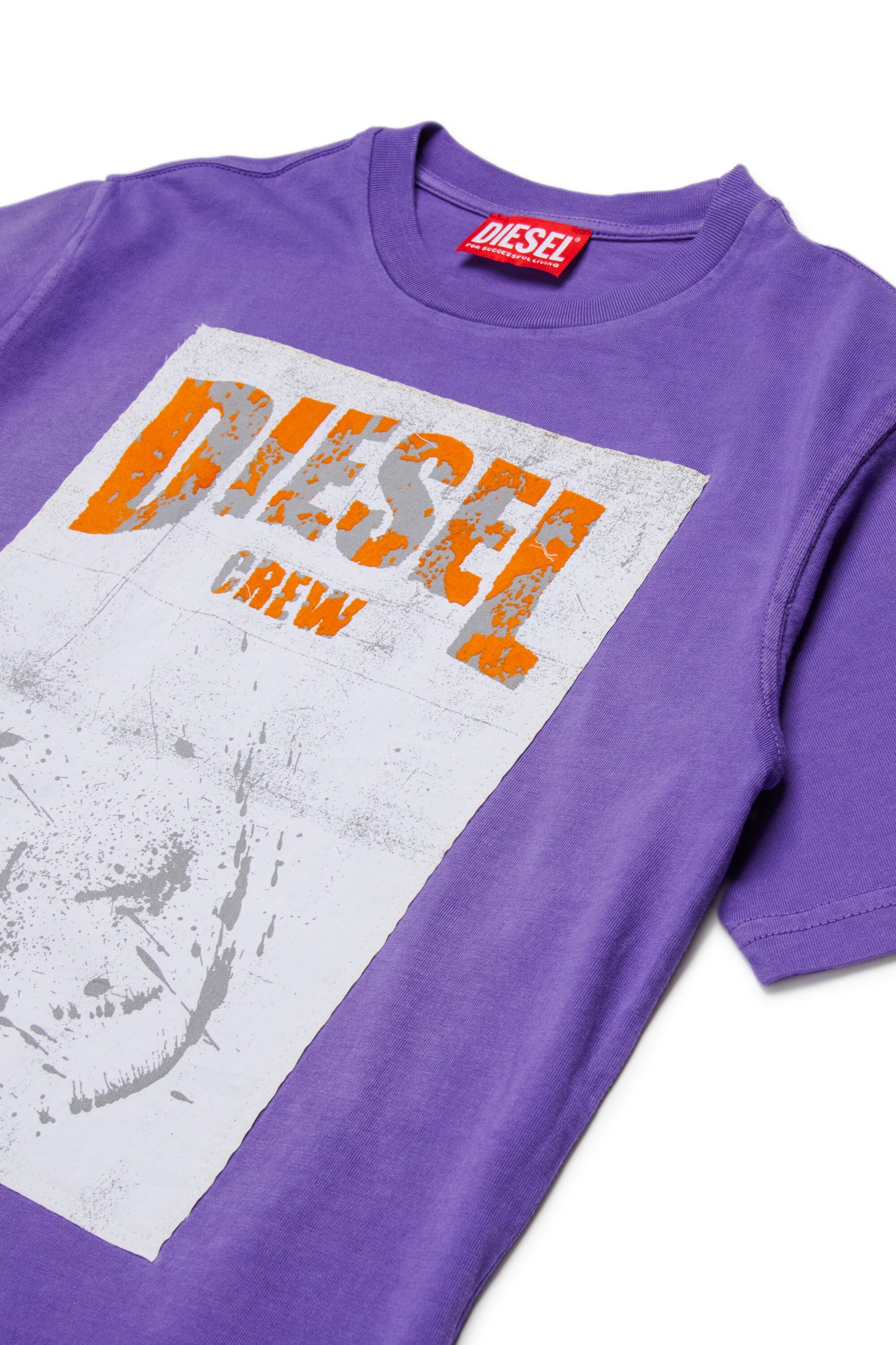 Diesel - TBERS OVER, Male's Tシャツ in バイオレット - 3