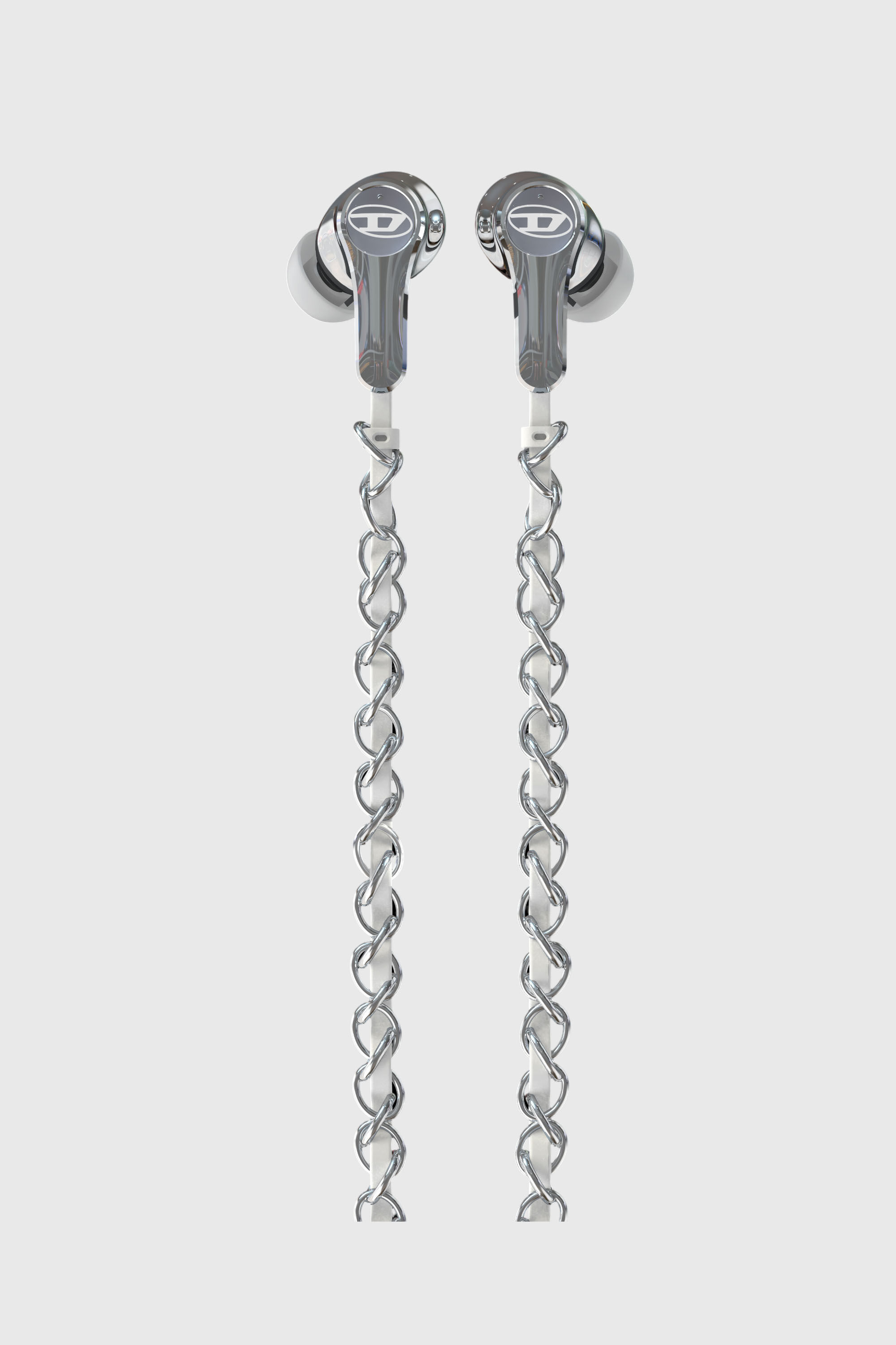 Diesel - 60458  WIRED EARBUDS WIRED EARBUDS, Unisex's UNIVERSAL in シルバー - 3