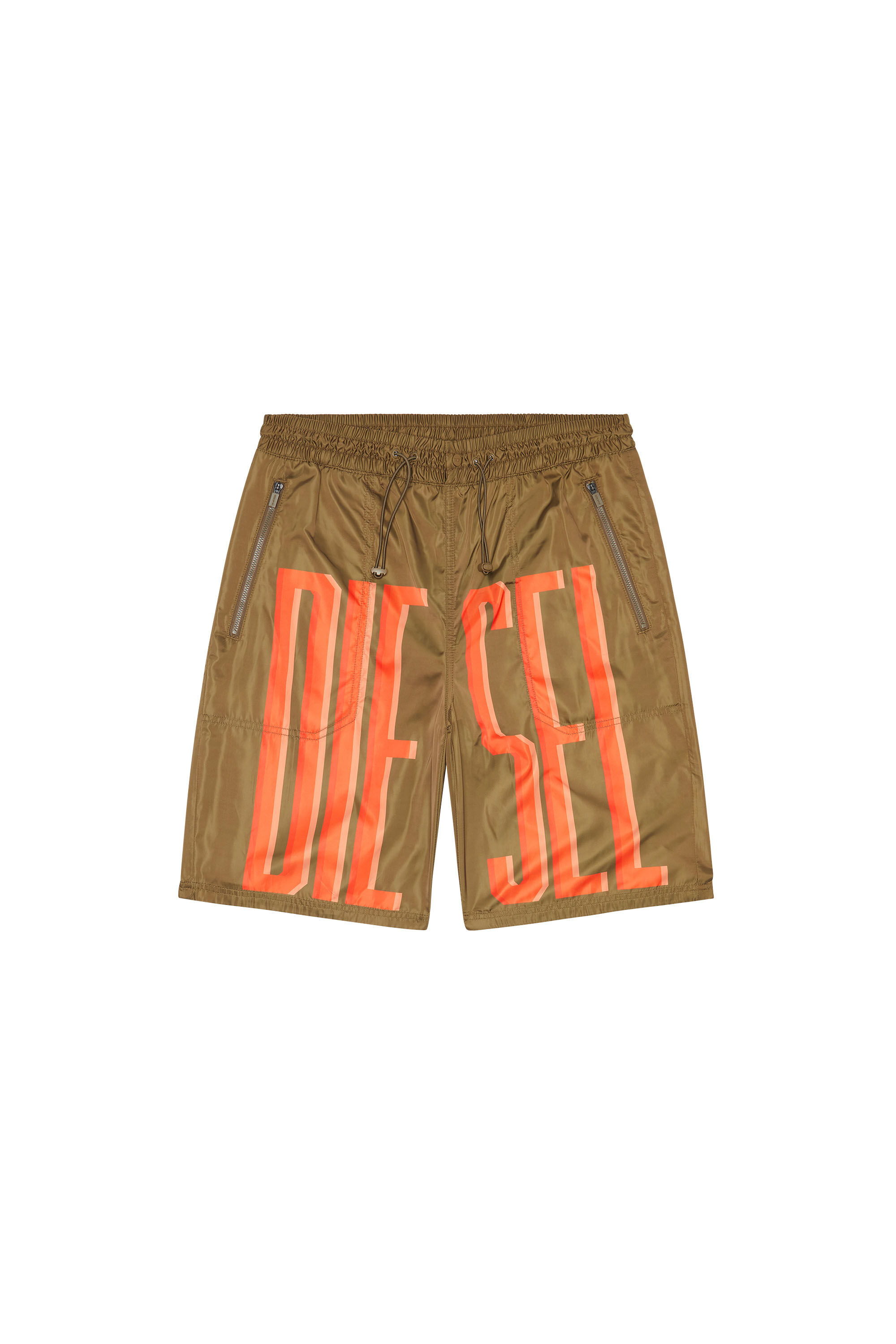Diesel - AMWB-DENIS-WT18, Male's ハーフパンツ トレーニング DIESEL SPORT in グリーン - 1