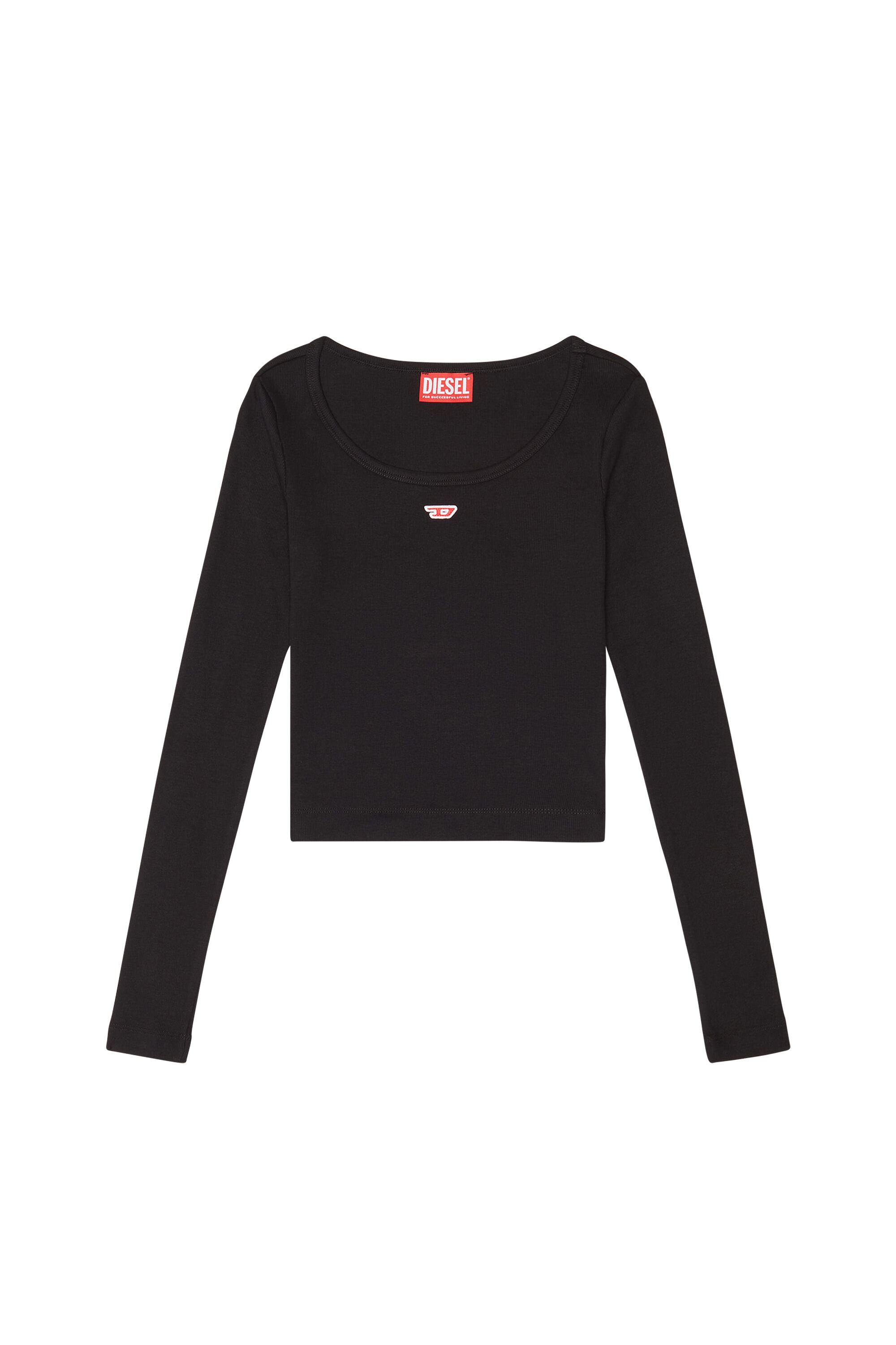 Diesel - T-BALLET-D, Female's Tシャツ 長袖 in ブラック - 2