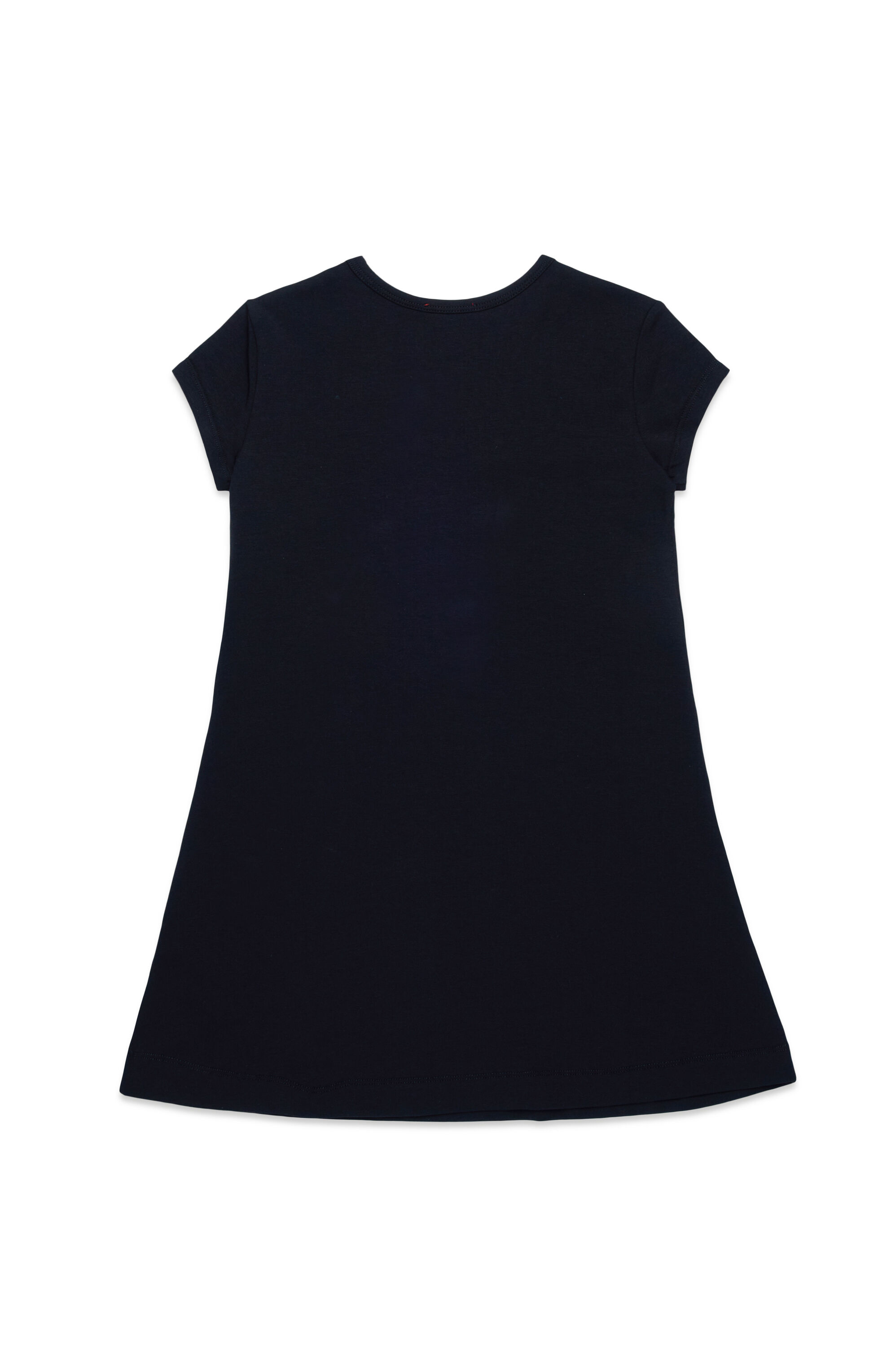 Diesel - DANGIELAM, Female's T-shirt dress with cut-out Oval D logo in ブラック - 2