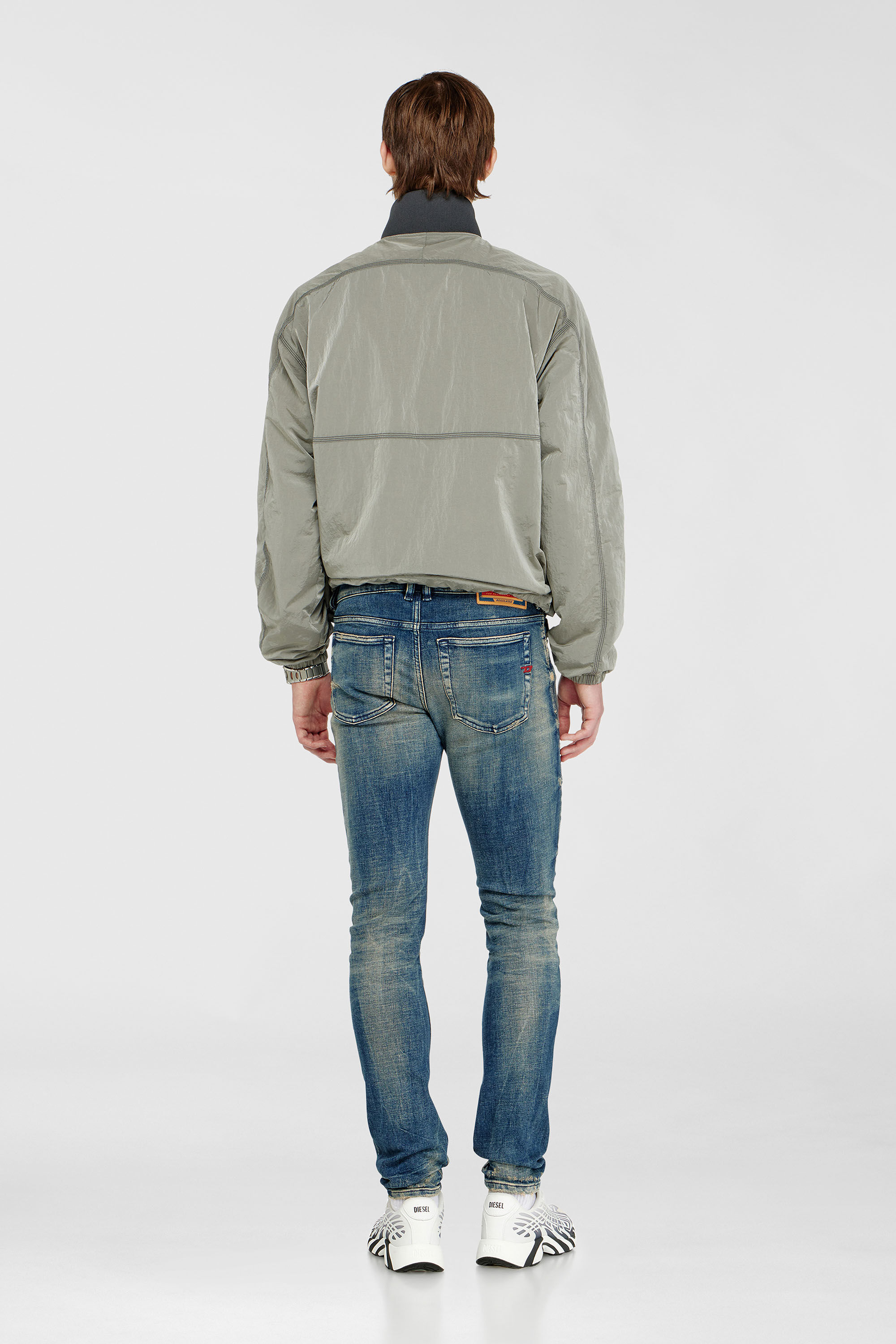Diesel - Male's Skinny Jeans 1979 Sleenker 09P68, ダークブルー - 3
