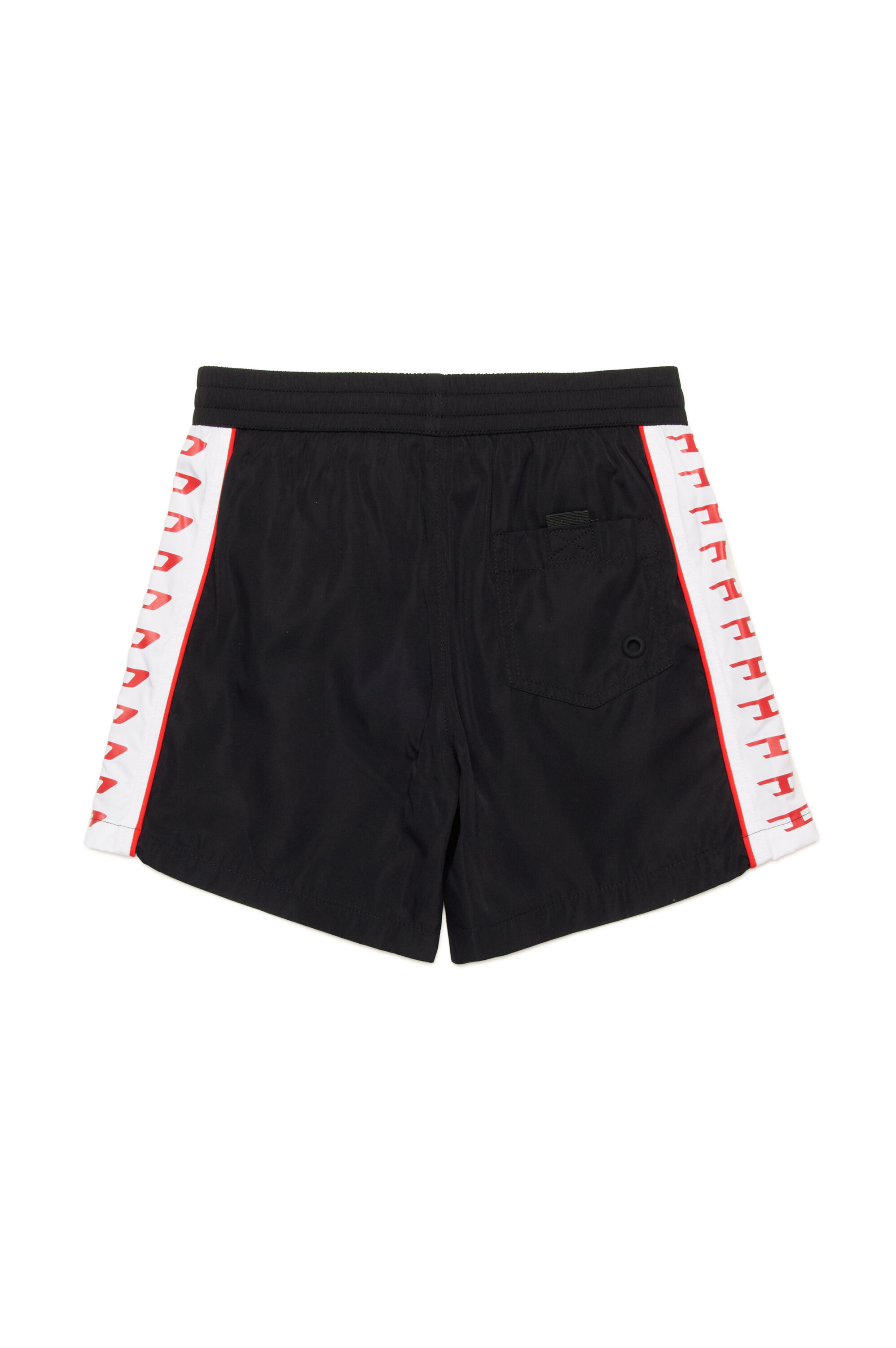 Diesel - MIPRES, Male's Swim shorts with contrast logo bands in ブラック - 2