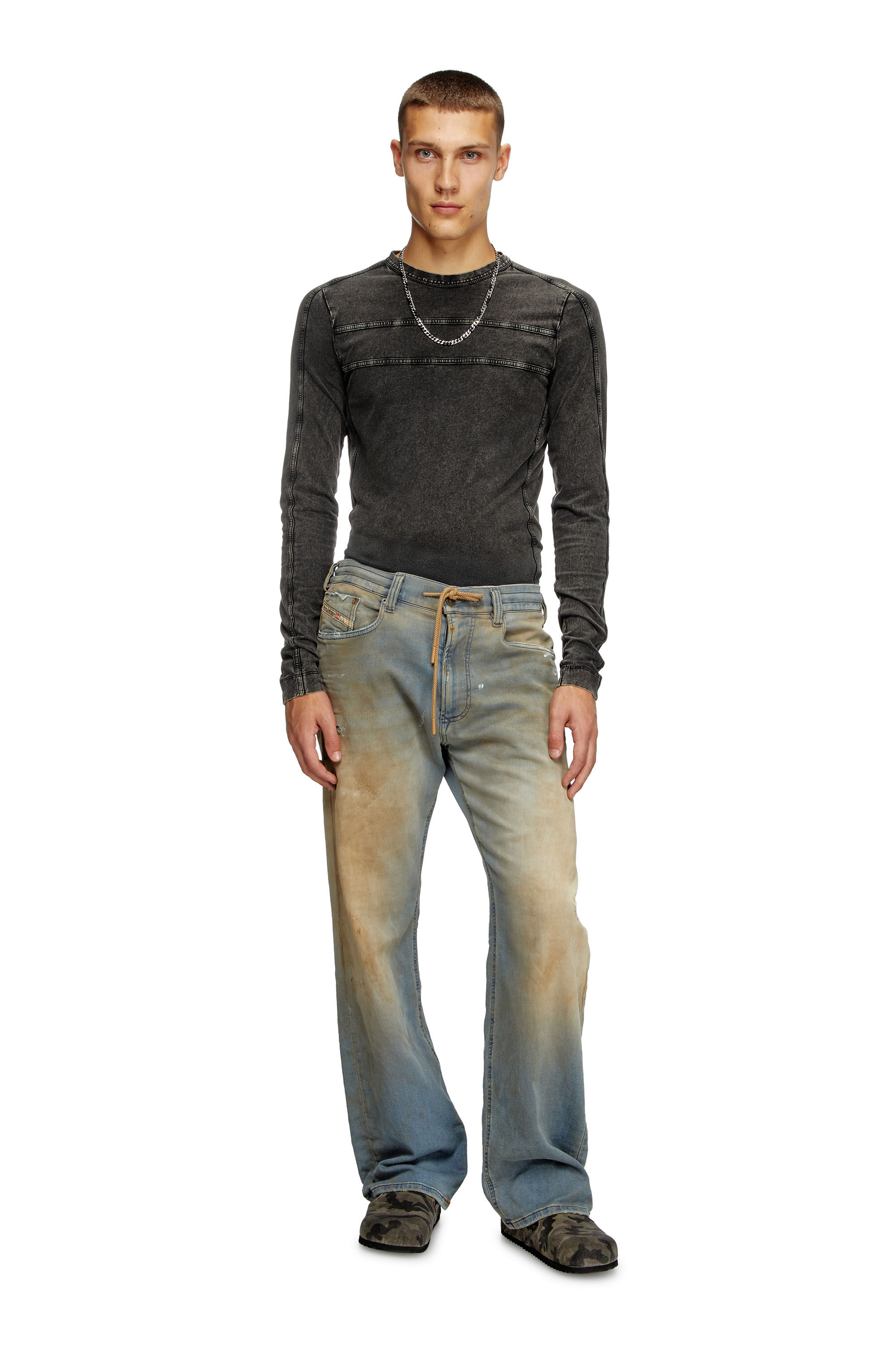 Diesel - Male's Relaxed 2080 D-Reel Joggjeans® 068QL, ライトブルー - 1