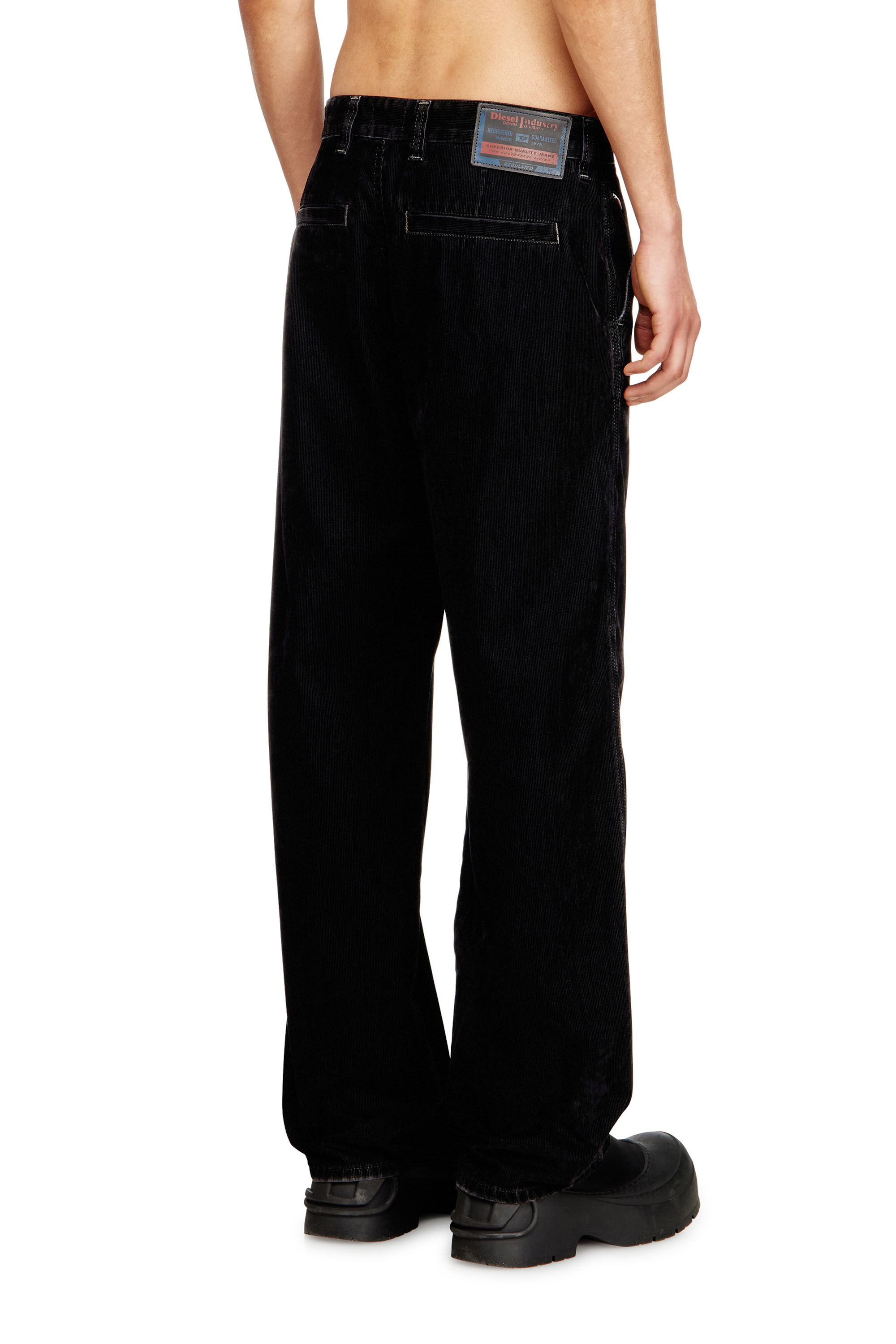 Diesel - Unisex's Regular Jeans D-Phant-chino 068VE, ブラック/ダークグレー - 3