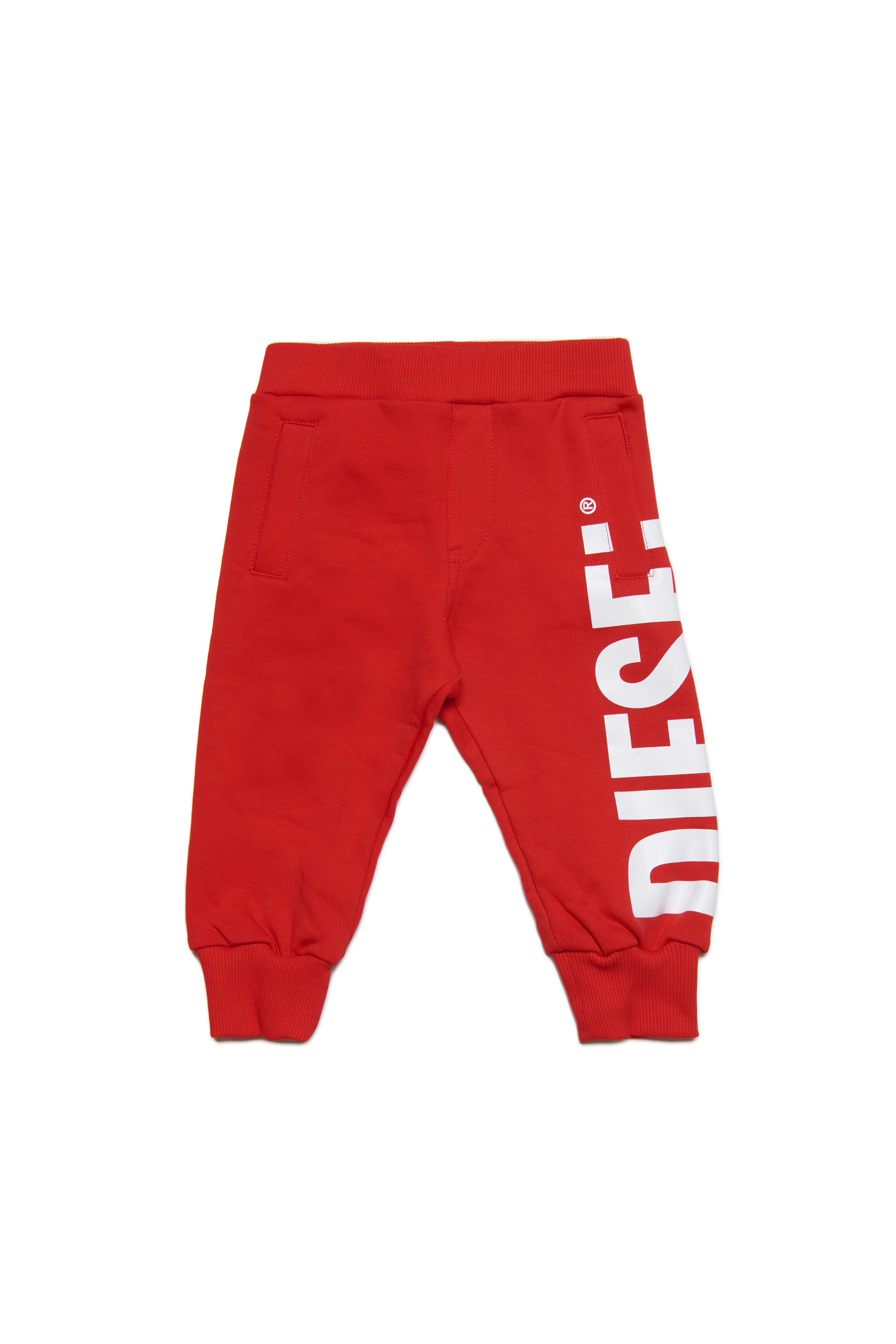 Diesel - POLIB, Unisex's べビー スウェットパンツ ロゴ in チェリーレッド - 1