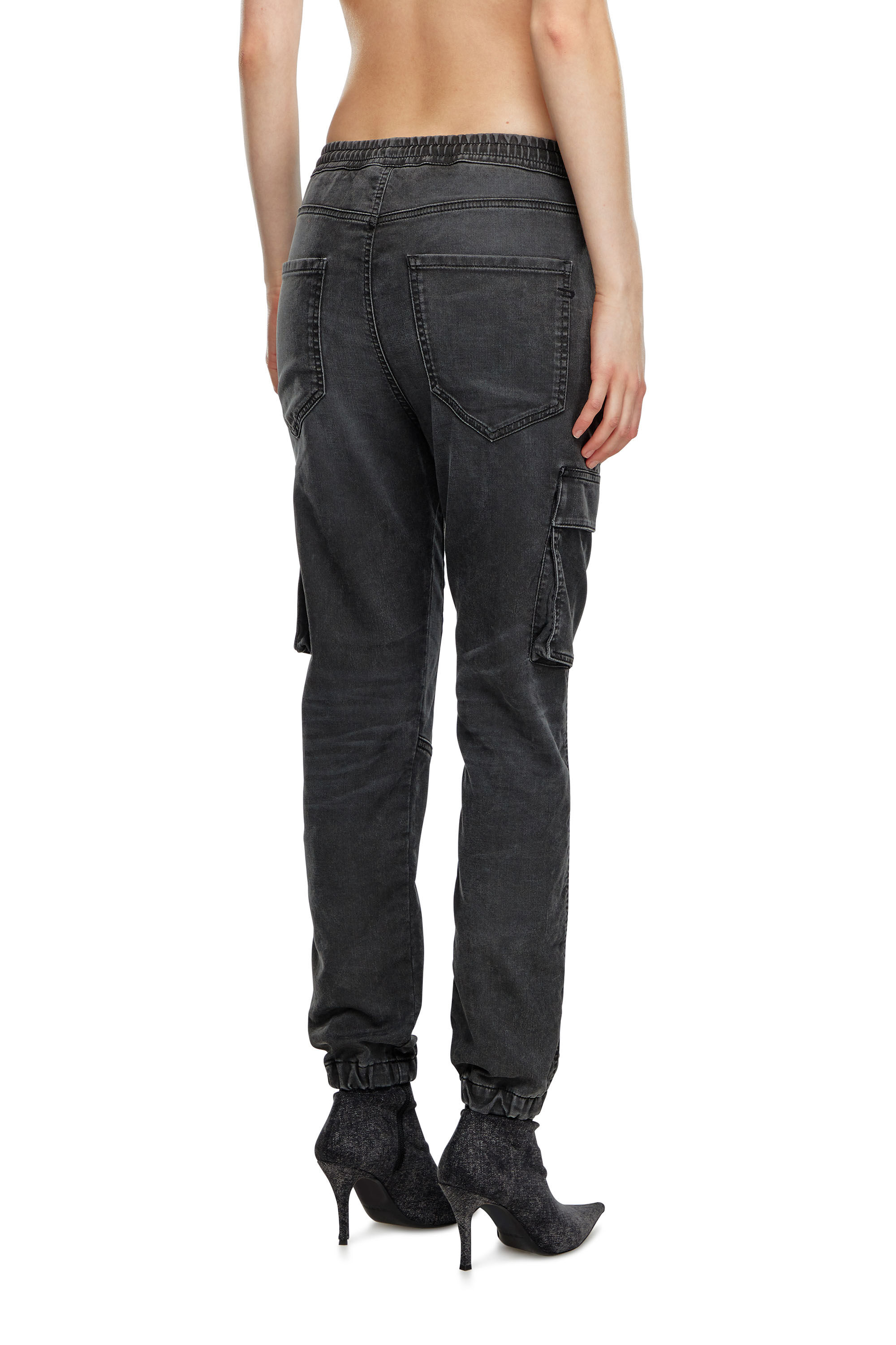 Diesel - Female's Regular 2051 D-Ursy Joggjeans® 09J75, ブラック/ダークグレー - 4