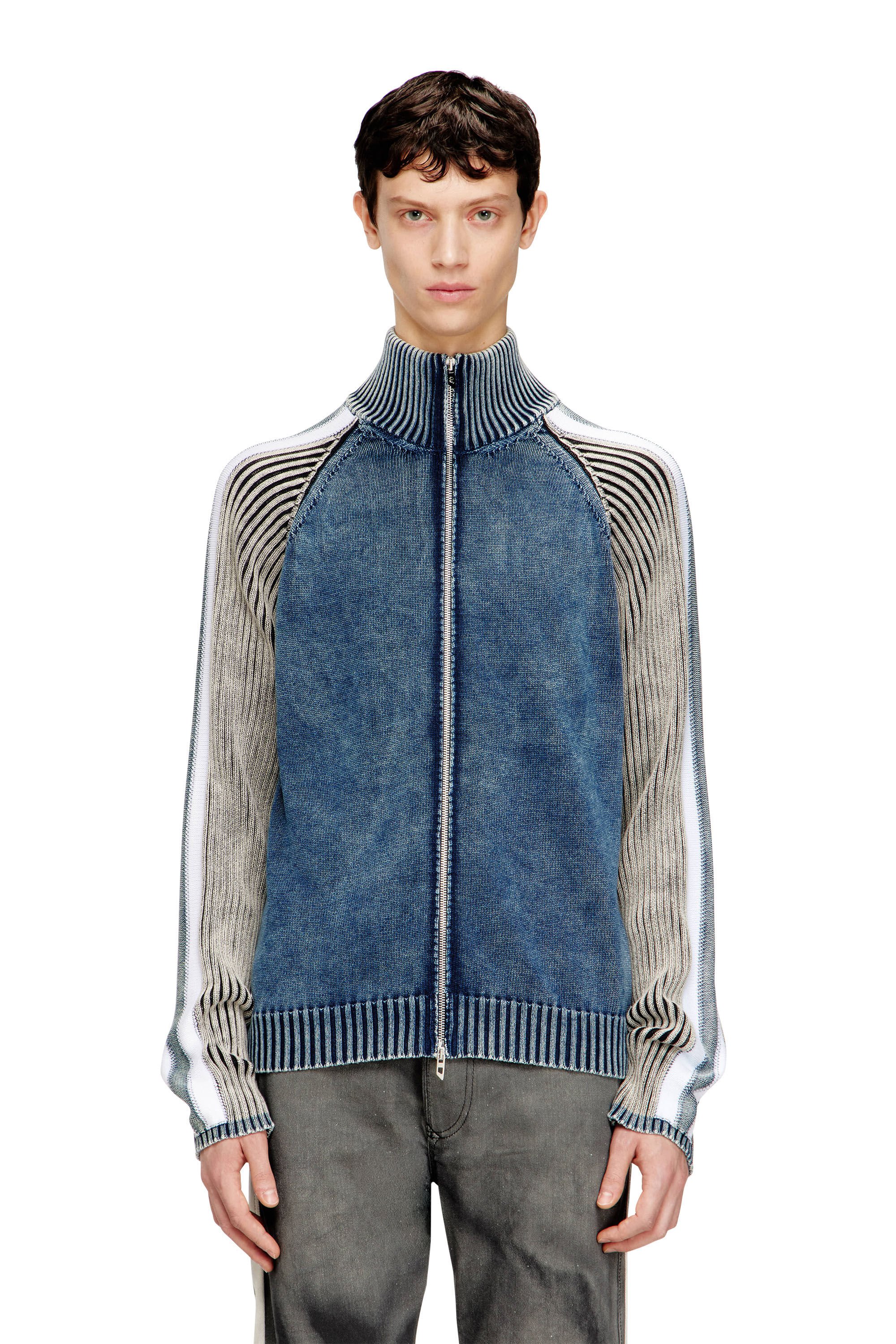 Diesel - K-HERONIMO, Male's ジップアップニット in null - 3