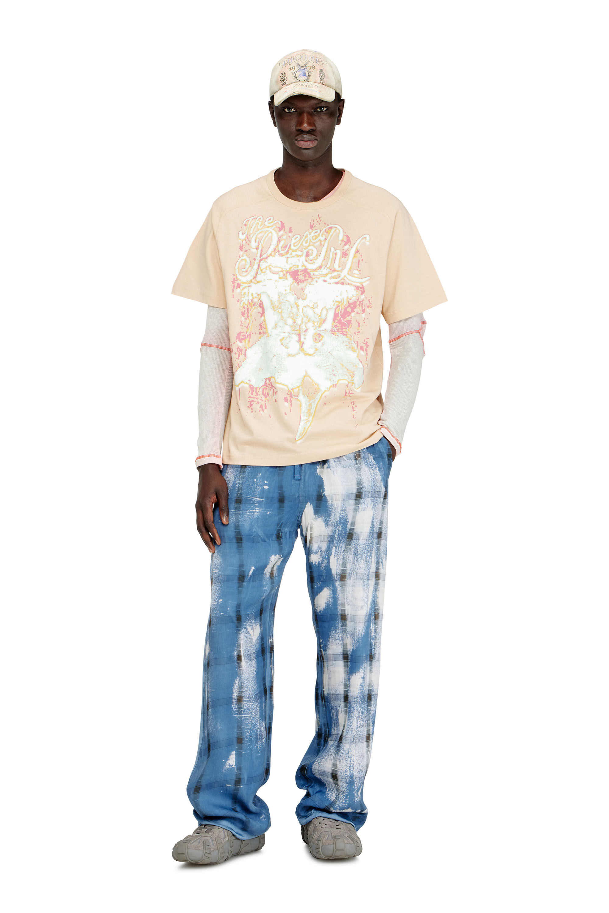 T-TADDY, ピンク / ホワイト