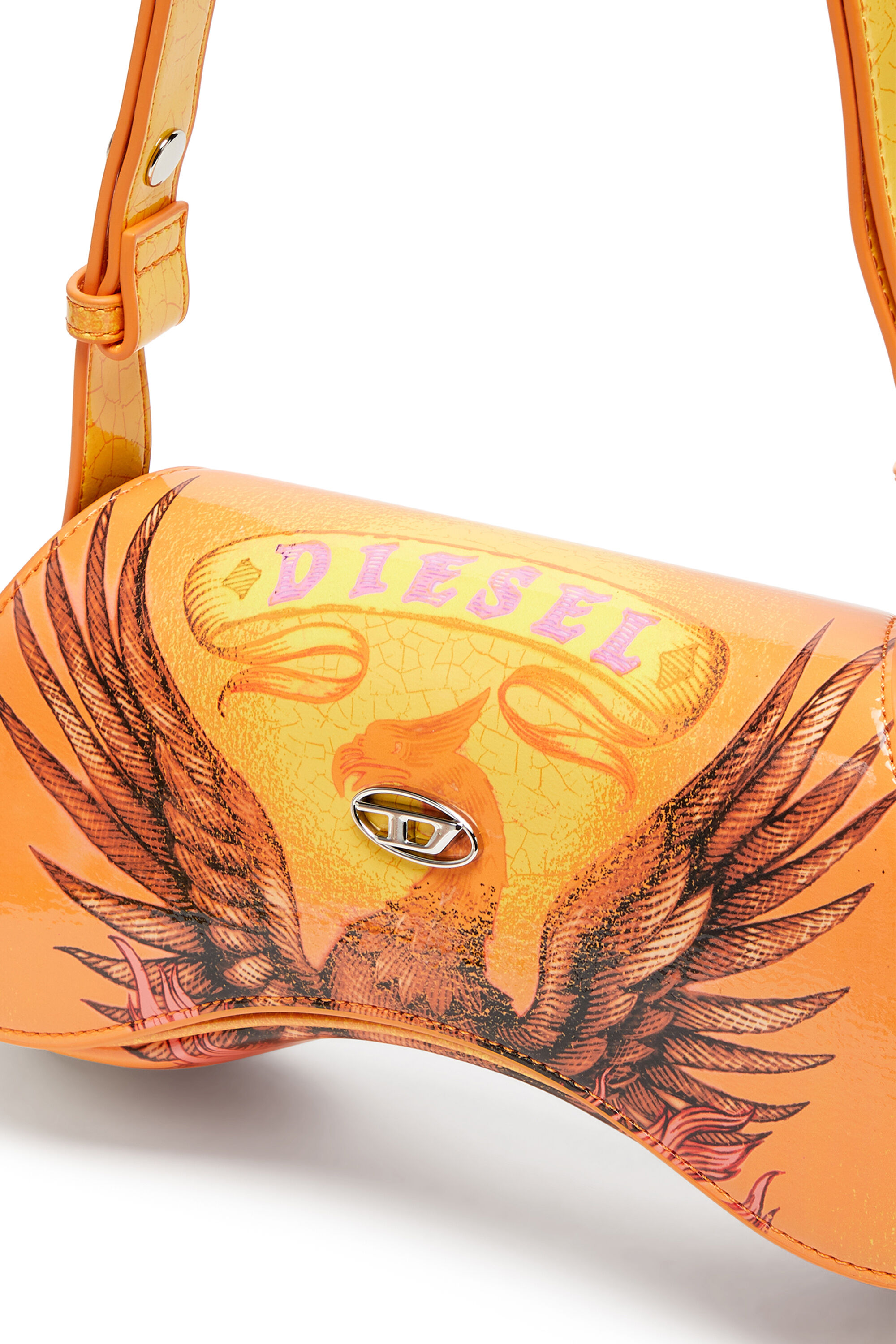 Diesel - PLAY CROSSBODY, Female's クロスボディバッグ in オレンジ - 5