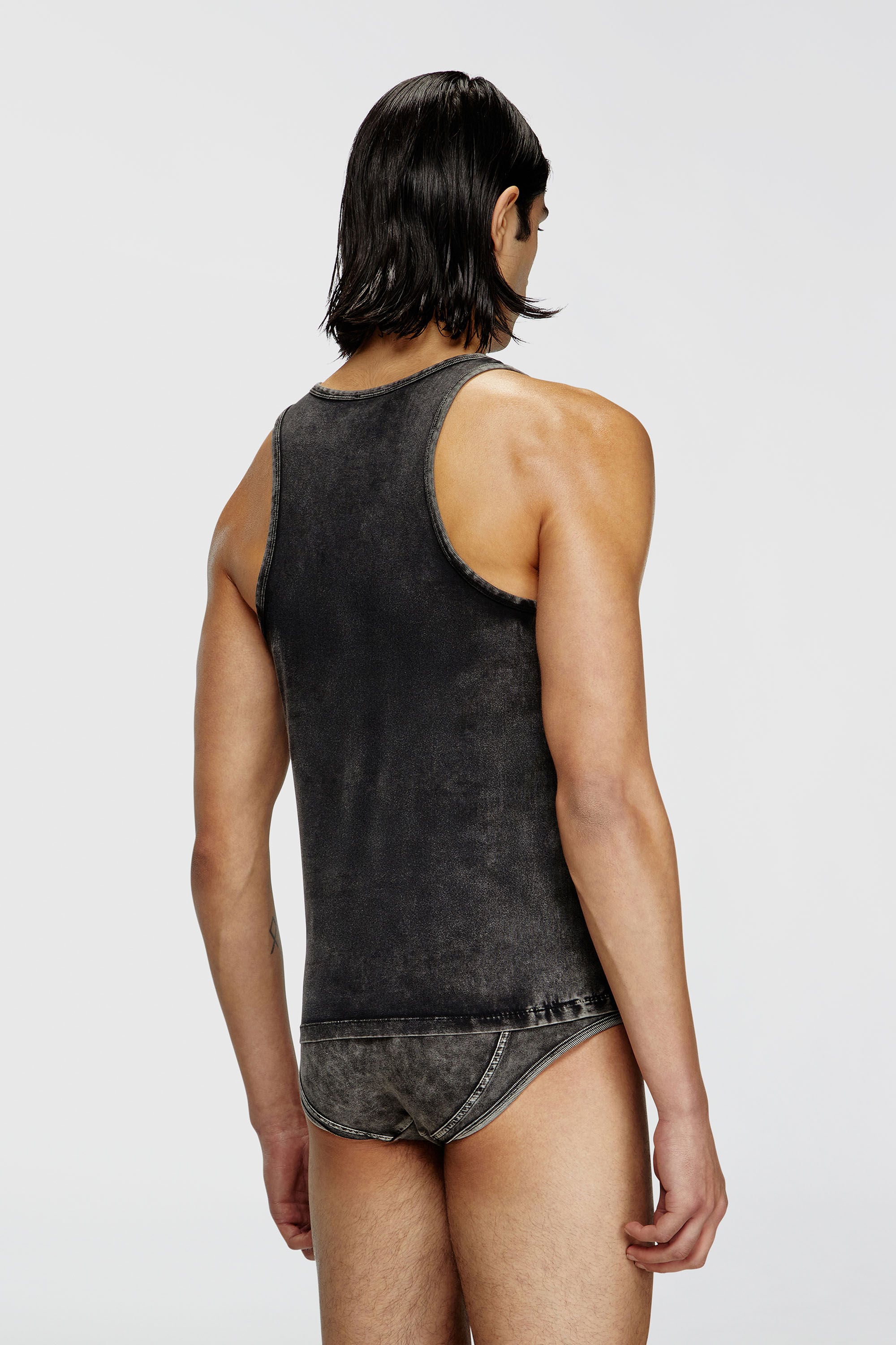Diesel - WALTY-DNM, Male's タンクトップ in ブラック - 4