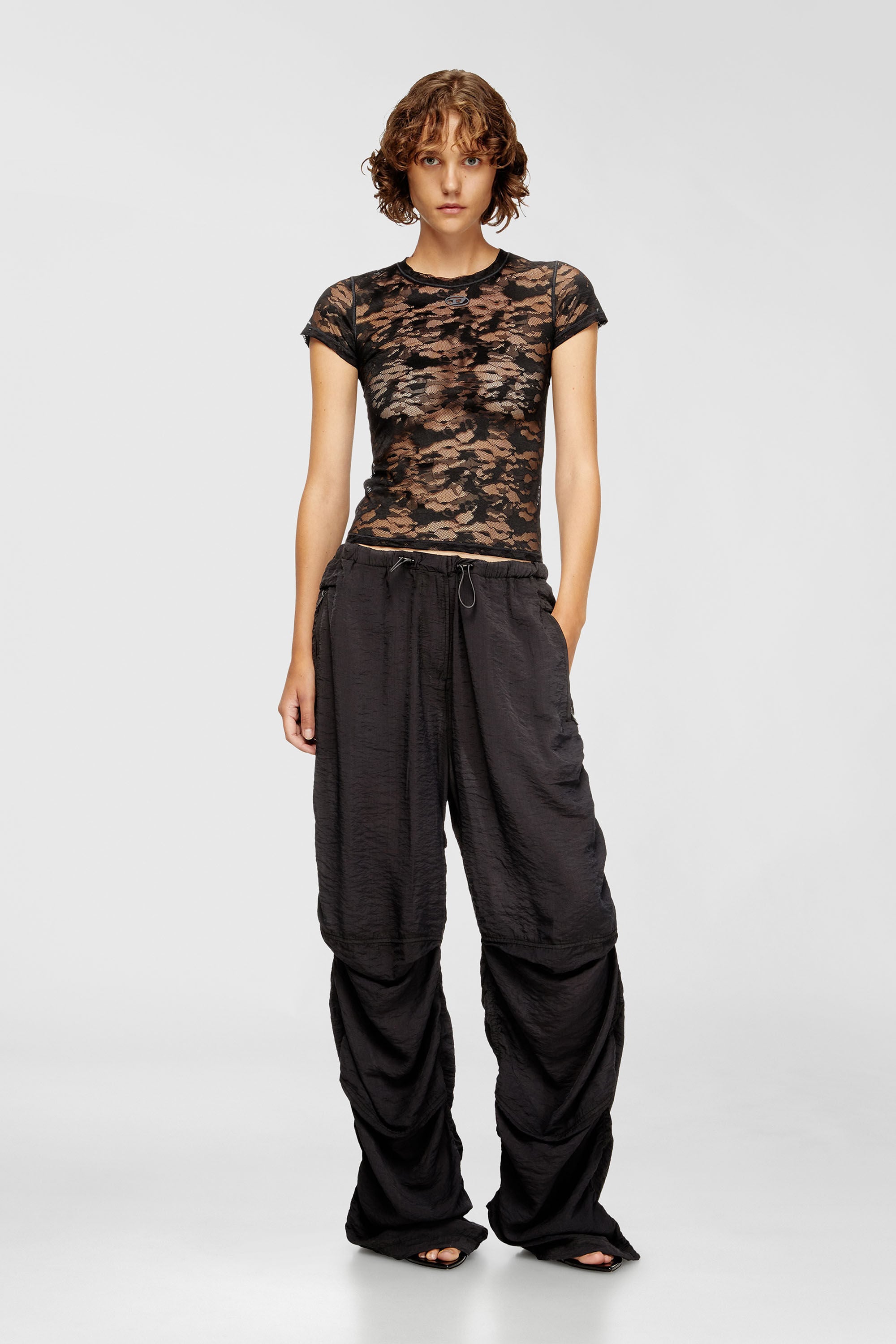 Diesel - KASIA-UTLT, Female's Tシャツ in ブラック - 6
