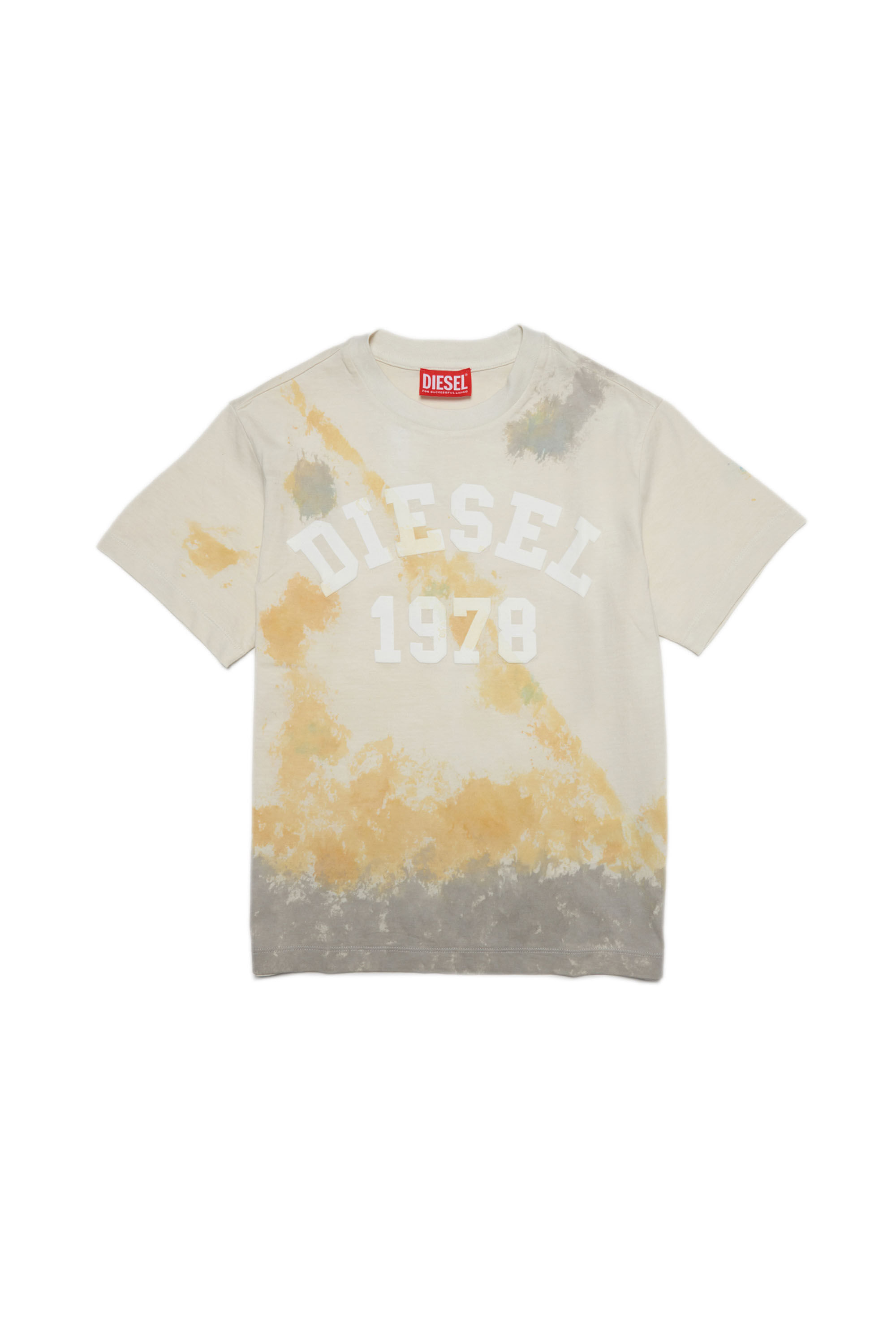 TWASHC4 OVER （MEN）: ロゴ入りタイダイTシャツ｜ディーゼル（DIESEL 